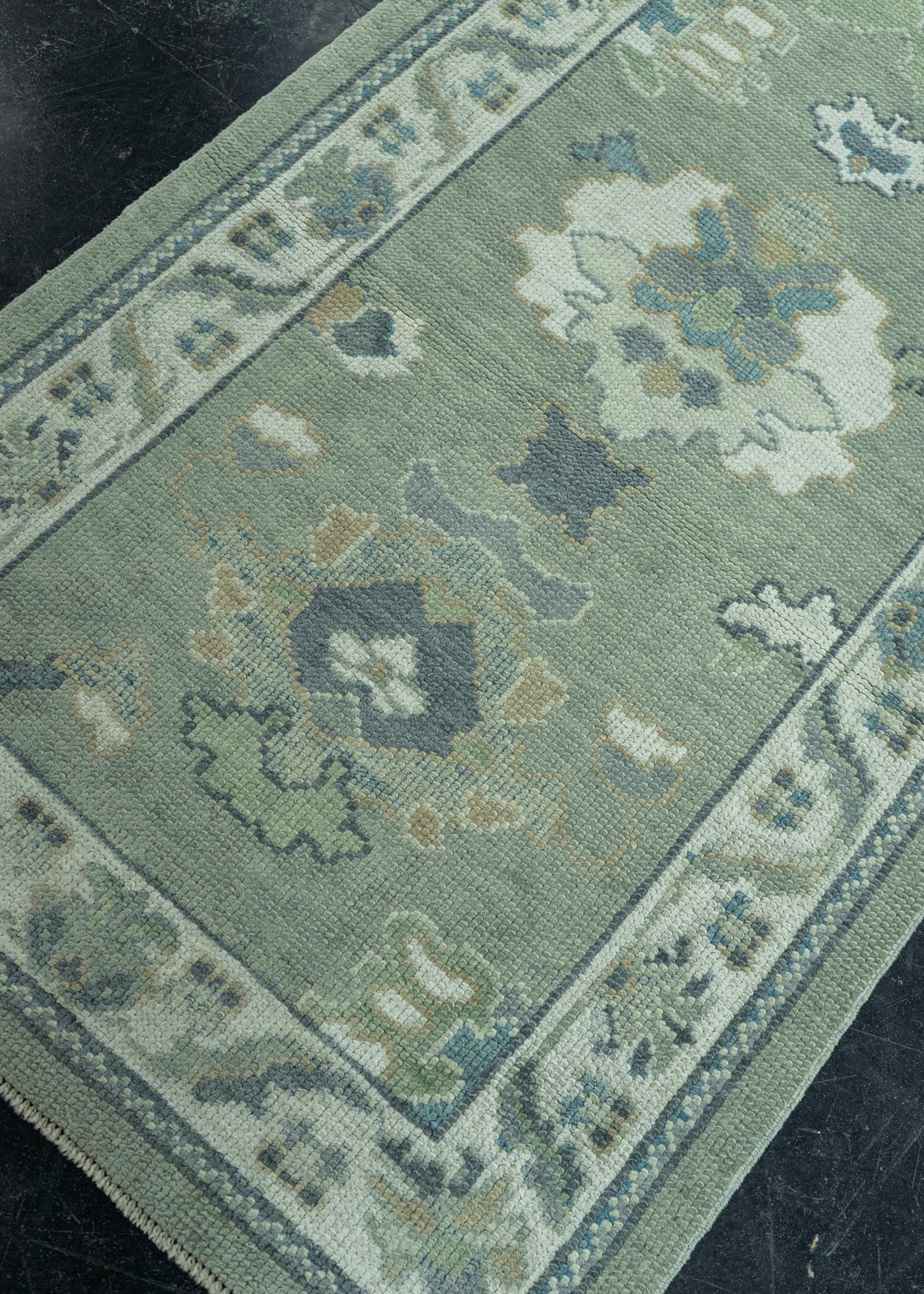 Turkish Oushak Rug 2'9" x 9'10" #19173