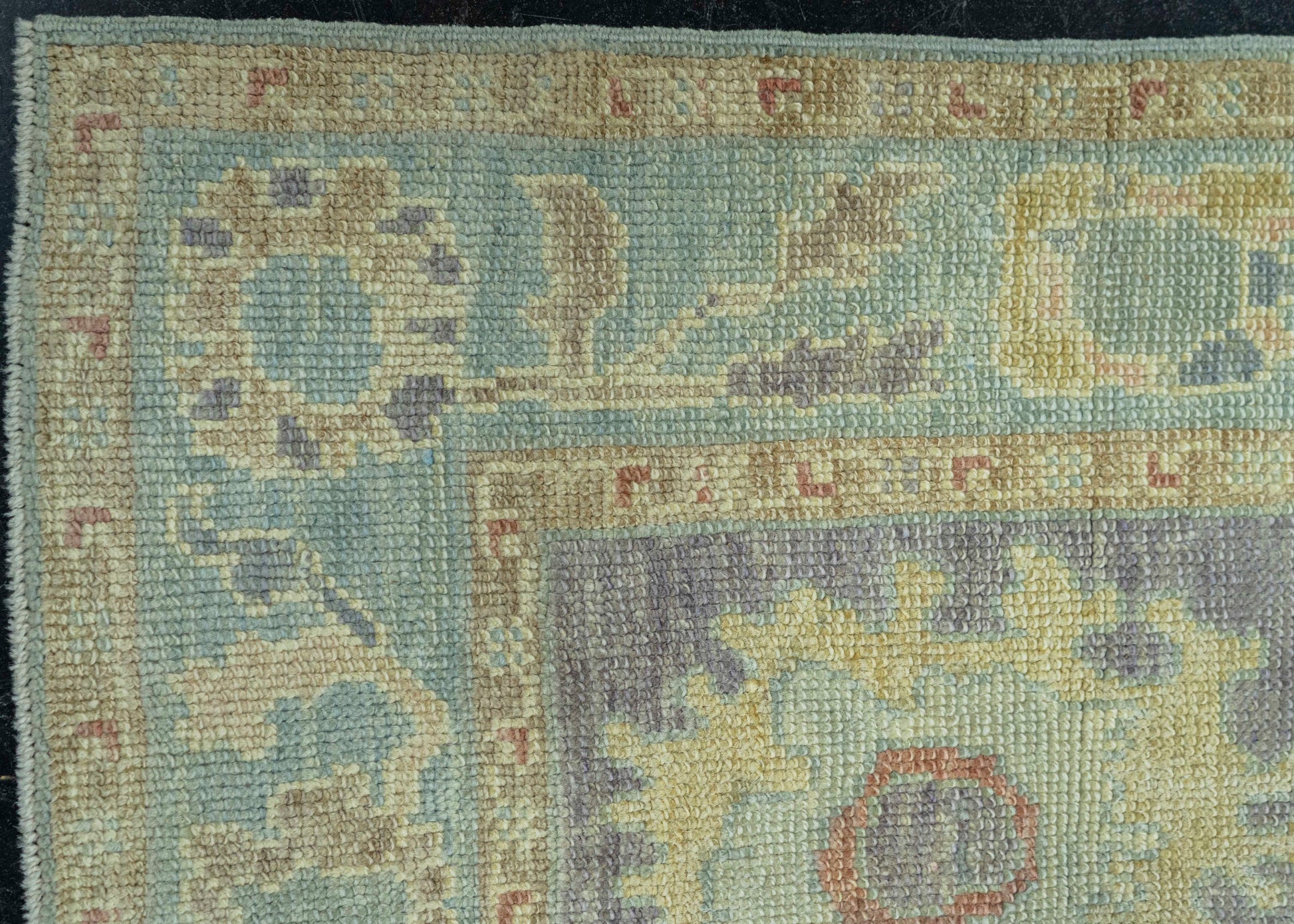 Turkish Oushak Rug 2'8"x 8'4" #19089