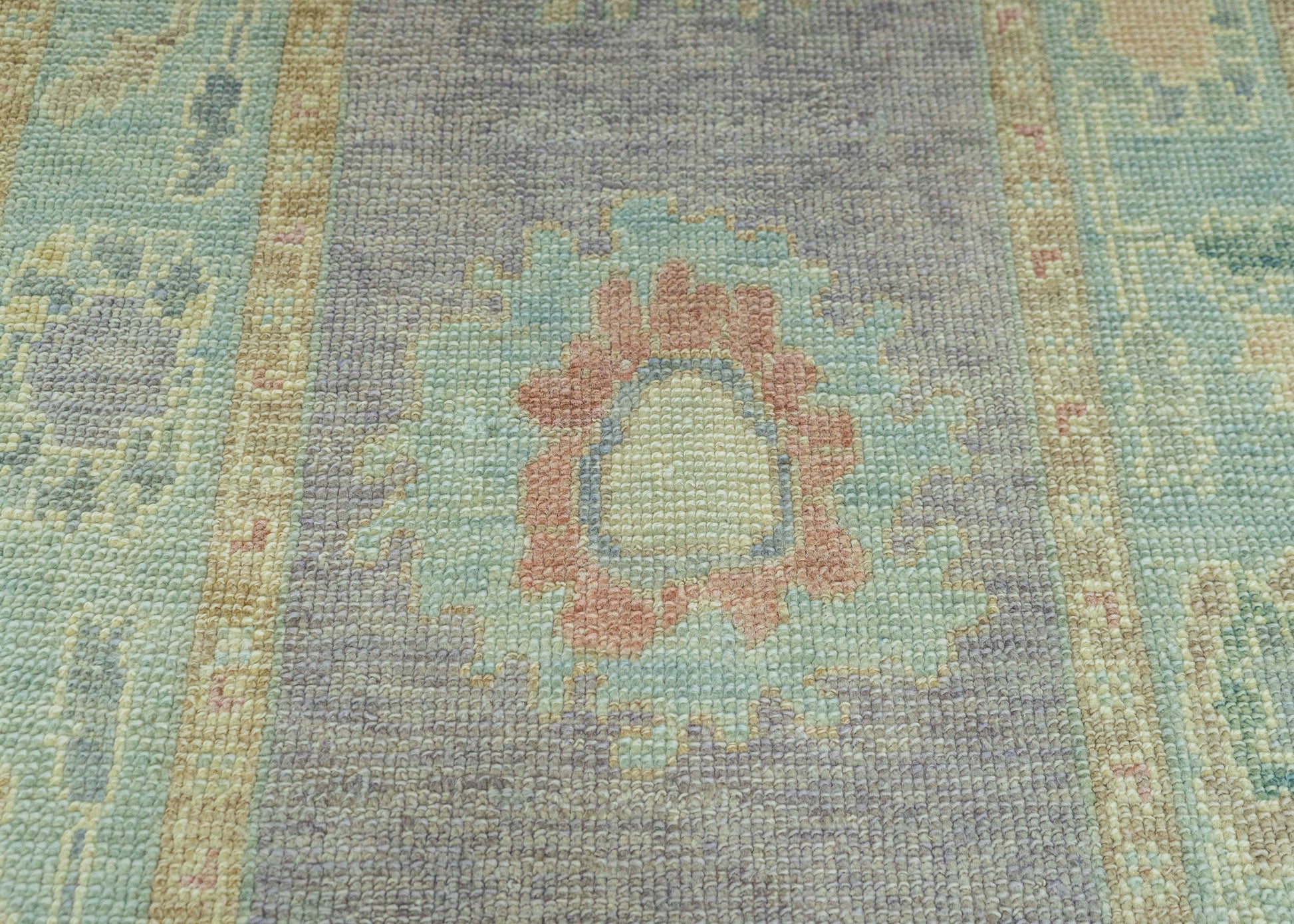 Turkish Oushak Rug 2'8"x 8'4" #19089