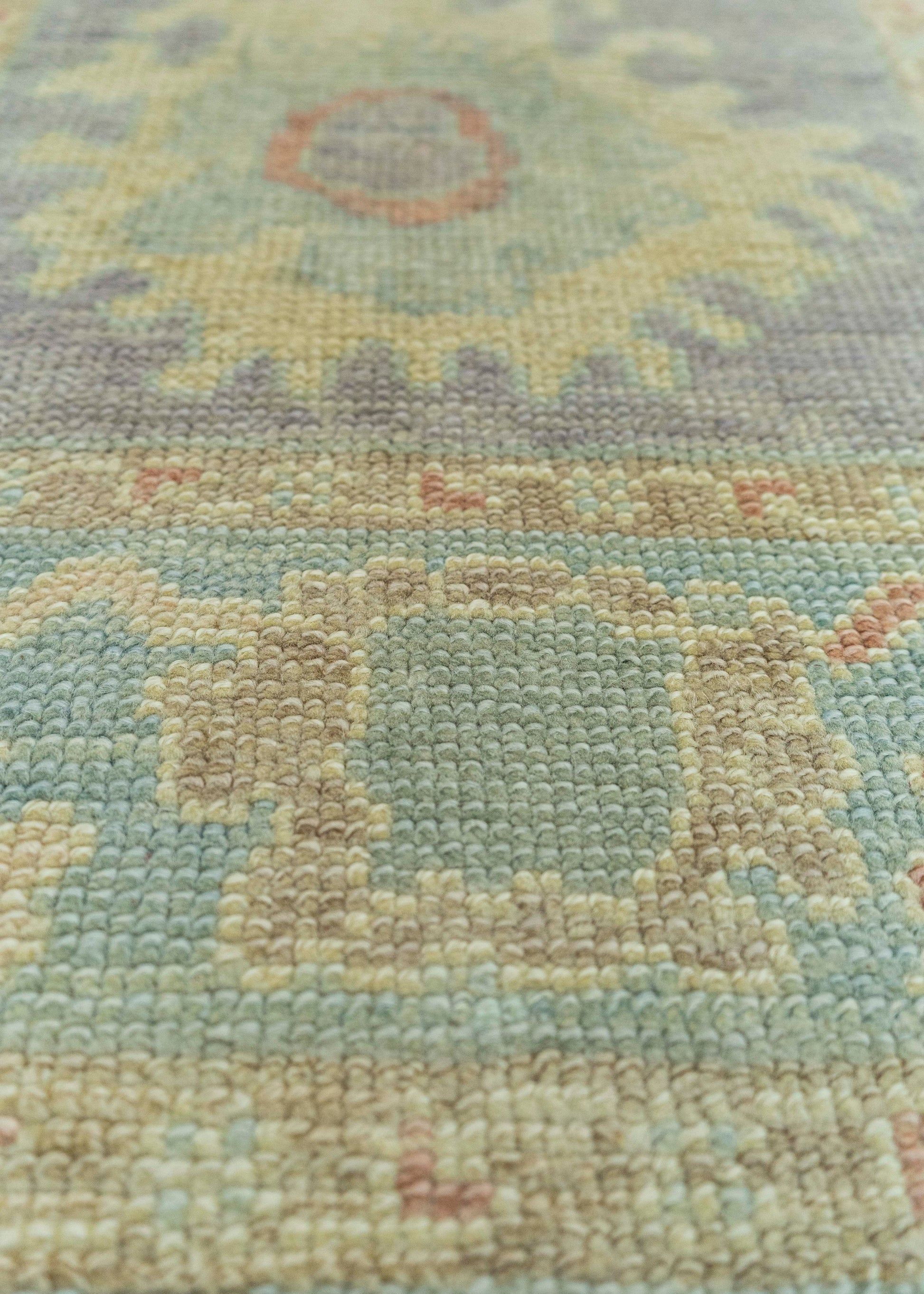 Turkish Oushak Rug 2'8"x 8'4" #19089
