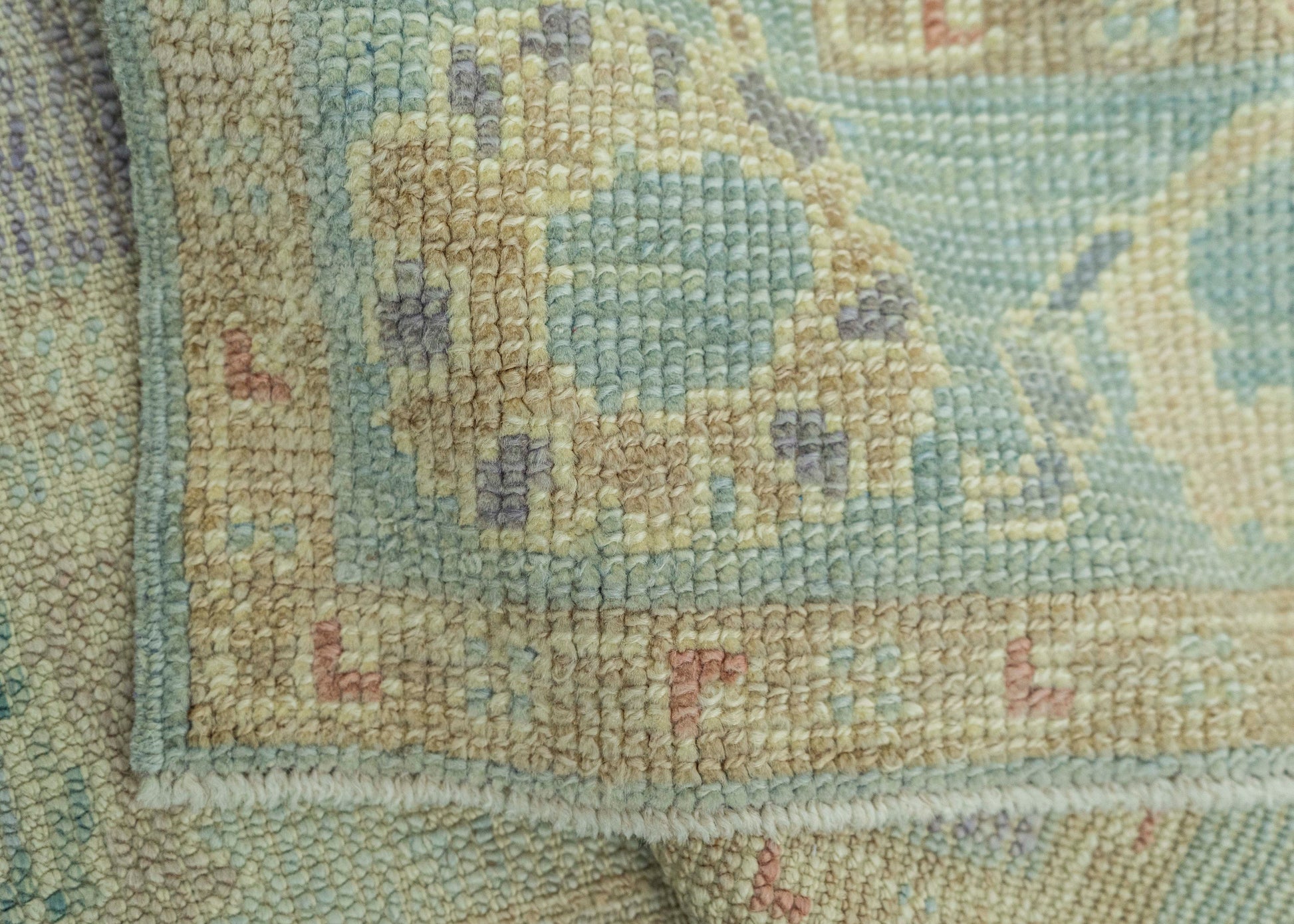 Turkish Oushak Rug 2'8"x 8'4" #19089