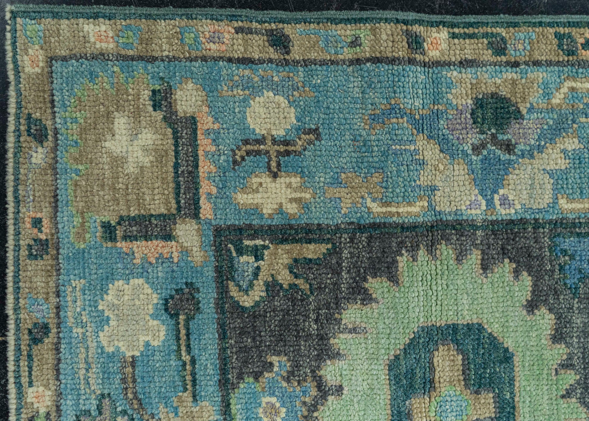 Turkish Oushak Rug 2'9"x 9'2" #19017