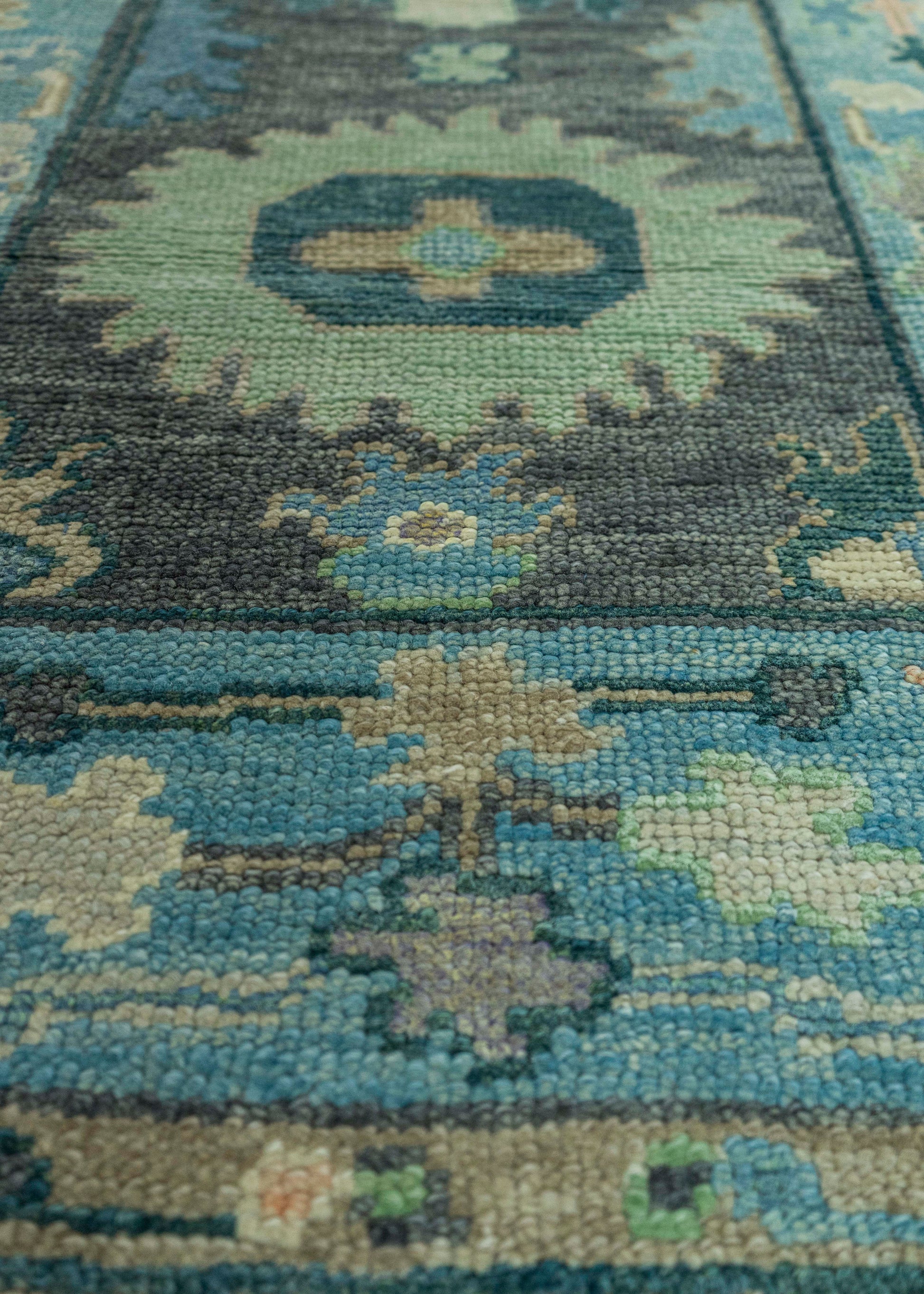 Turkish Oushak Rug 2'9"x 9'2" #19017