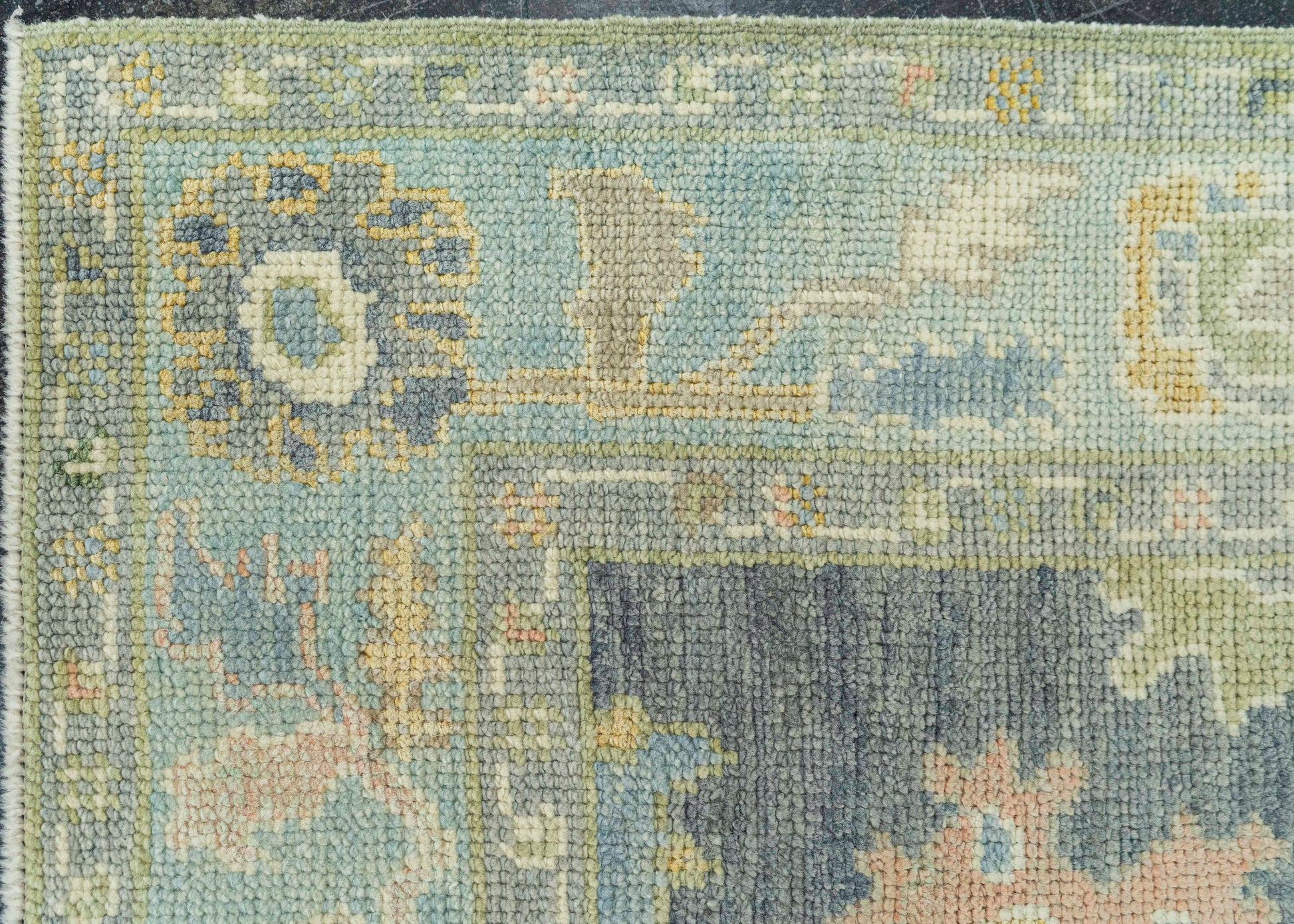 Turkish Oushak Rug 2'10" x 8'3" #19179