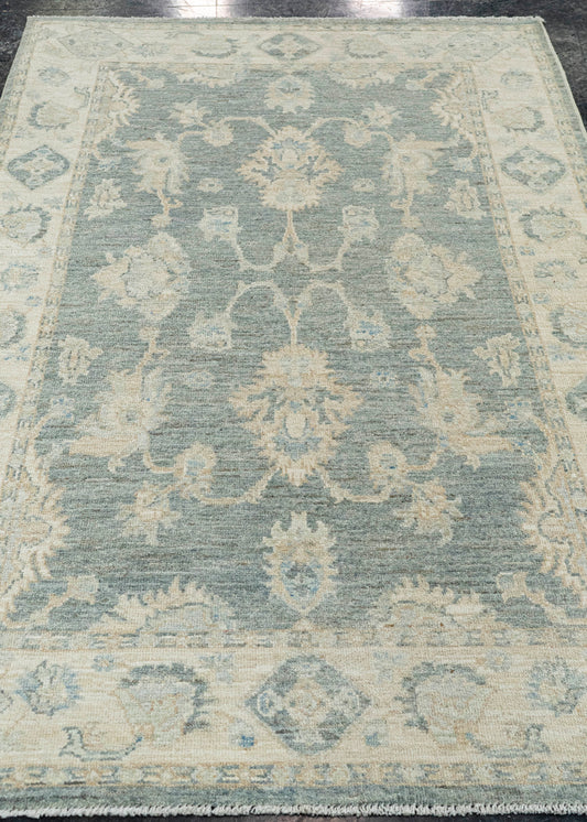 Oushak Rug 4'0" x 6'2" #22740