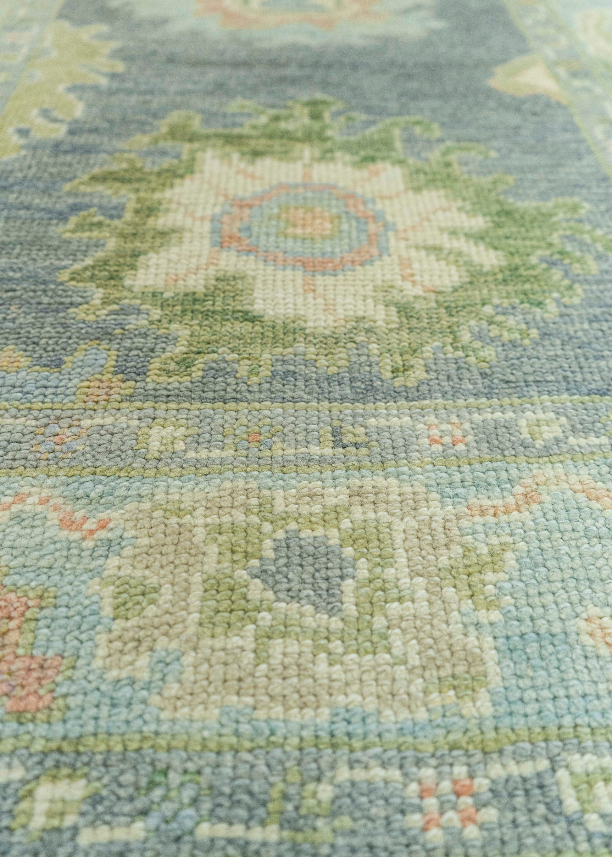 Turkish Oushak Rug 2'10" x 8'3" #19179
