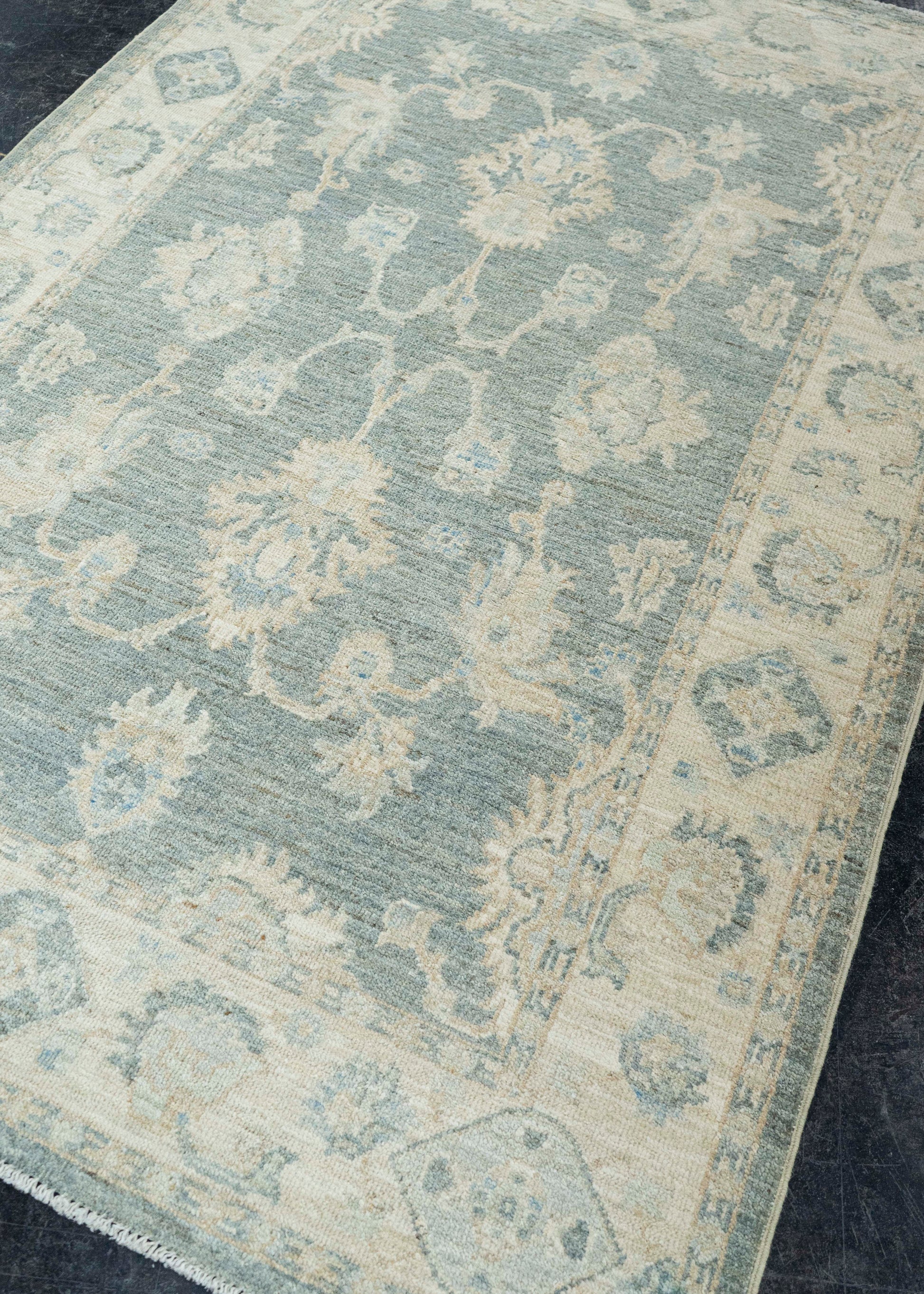 Oushak Rug 4'0" x 6'2" #22740