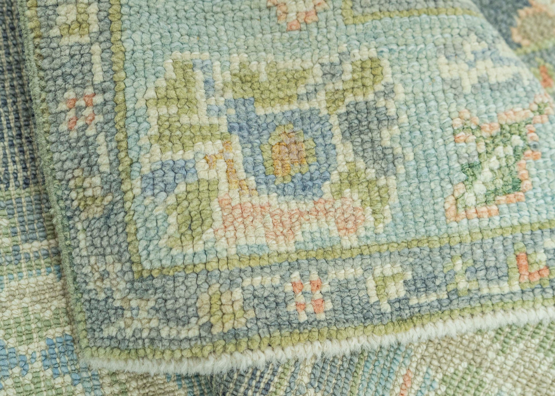 Turkish Oushak Rug 2'10" x 8'3" #19179