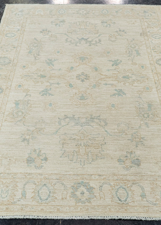Oushak Rug 4'0" x 5'11" #22726