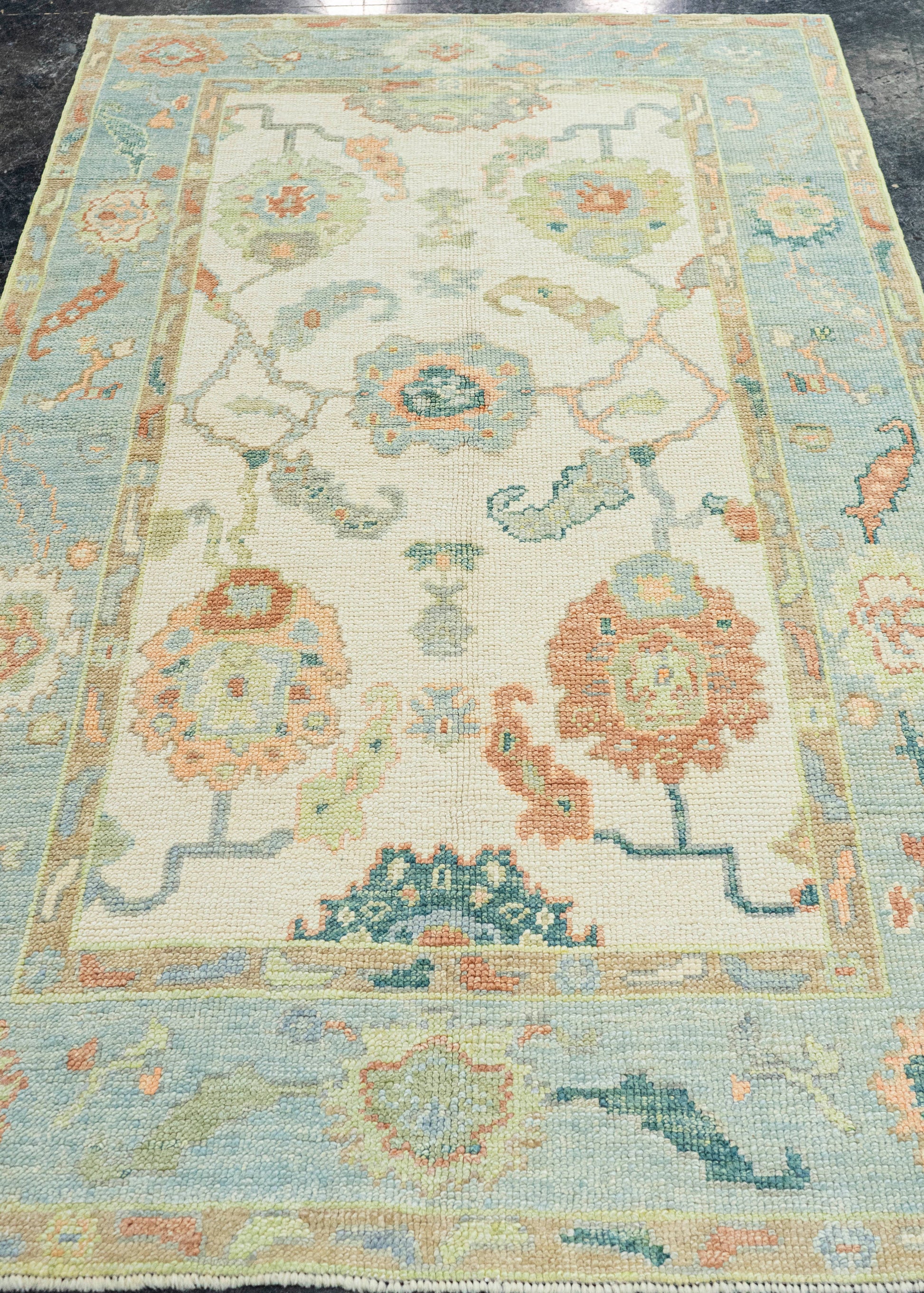 Turkish Oushak Rug 3'10" x 6'6" #22138