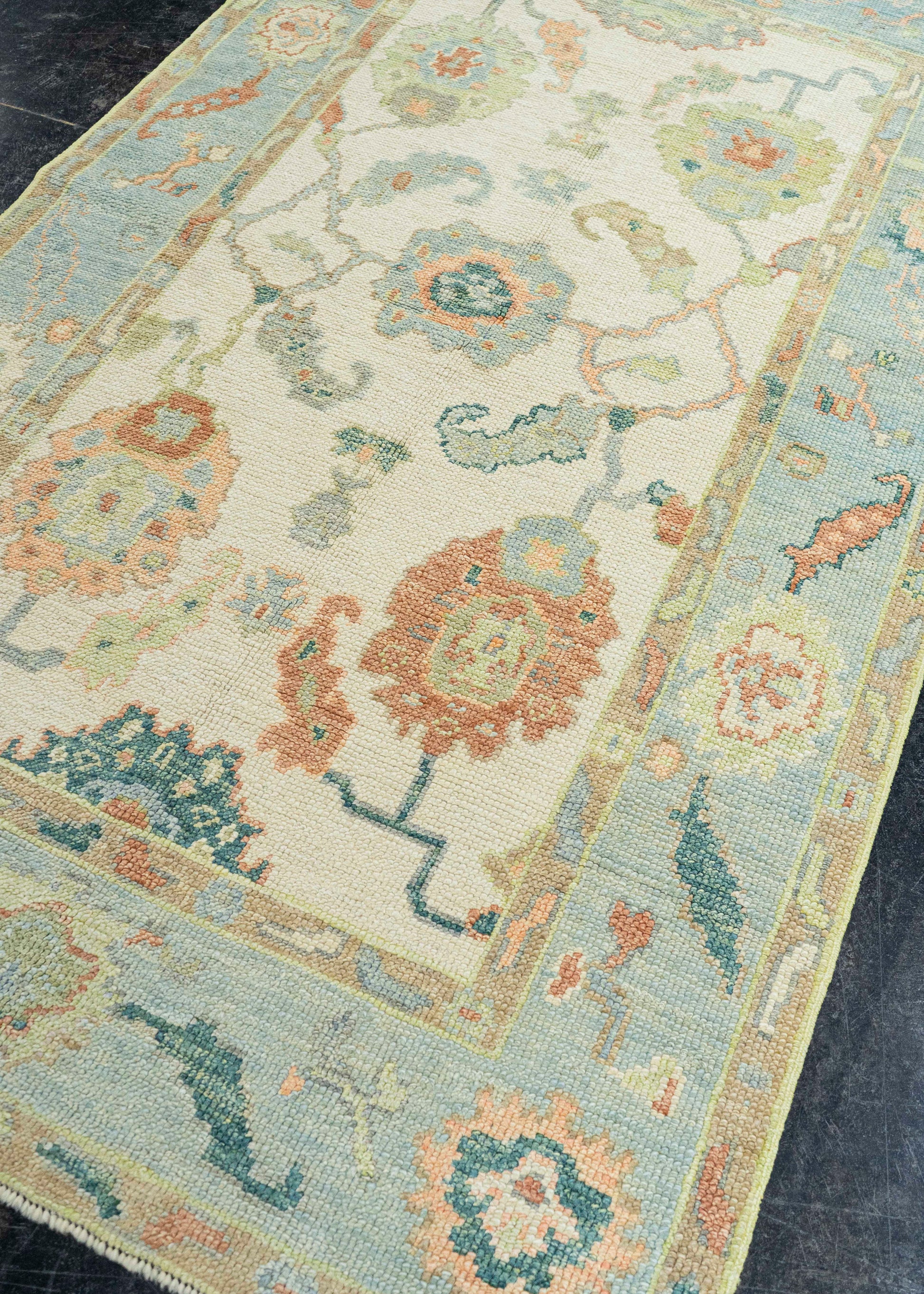 Turkish Oushak Rug 3'10" x 6'6" #22138