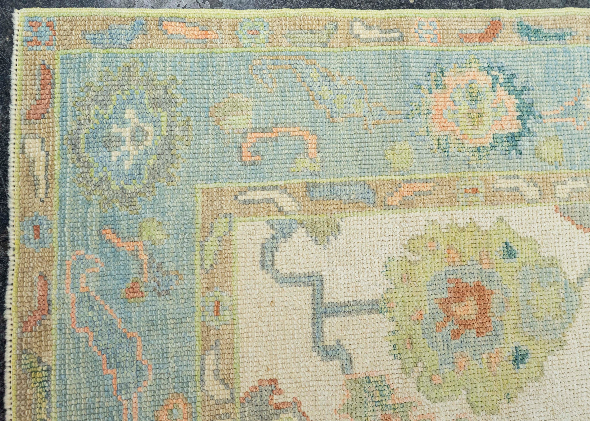 Turkish Oushak Rug 3'10" x 6'6" #22138