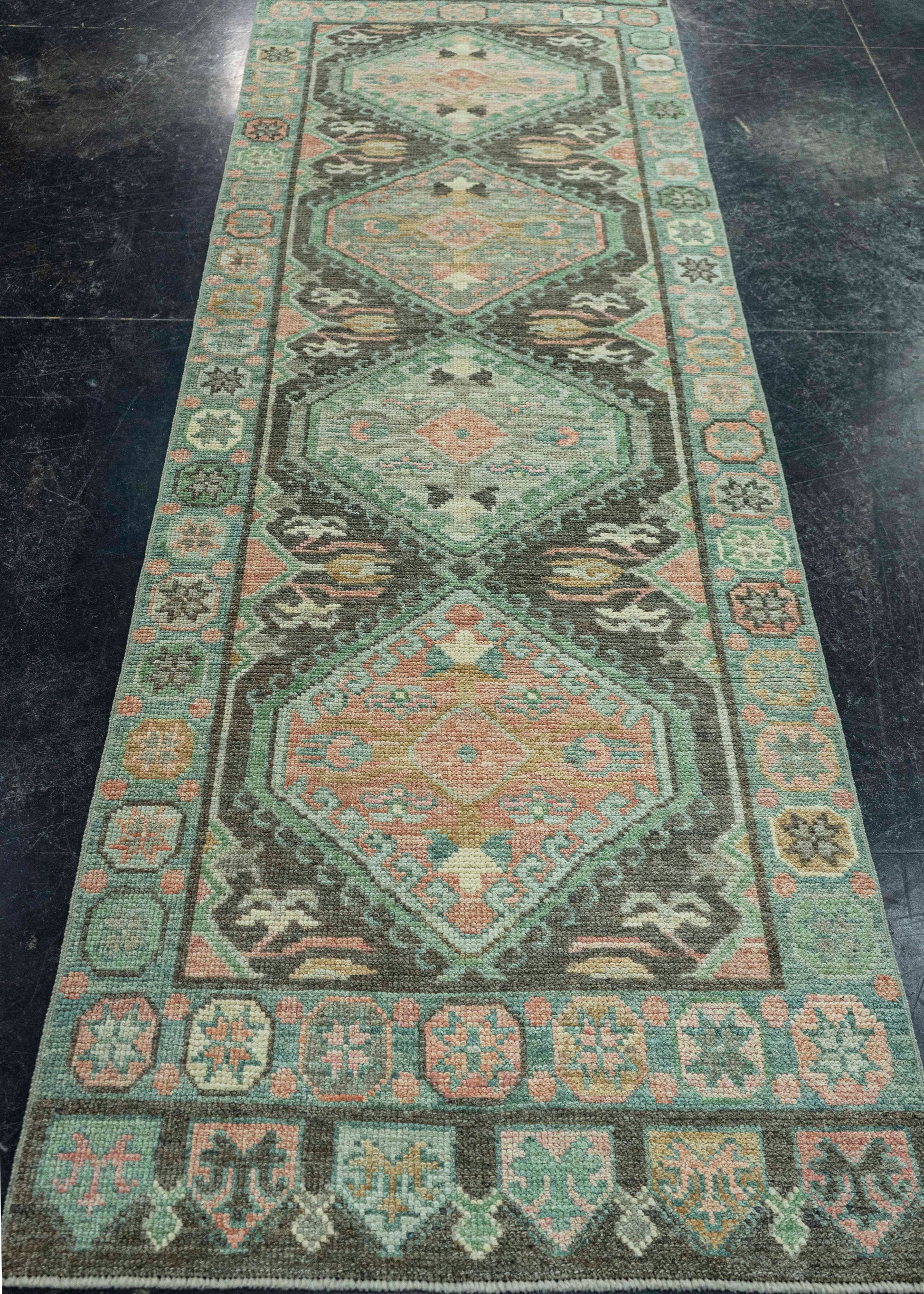 Turkish Oushak Rug 2'8" x 8'4" #20087