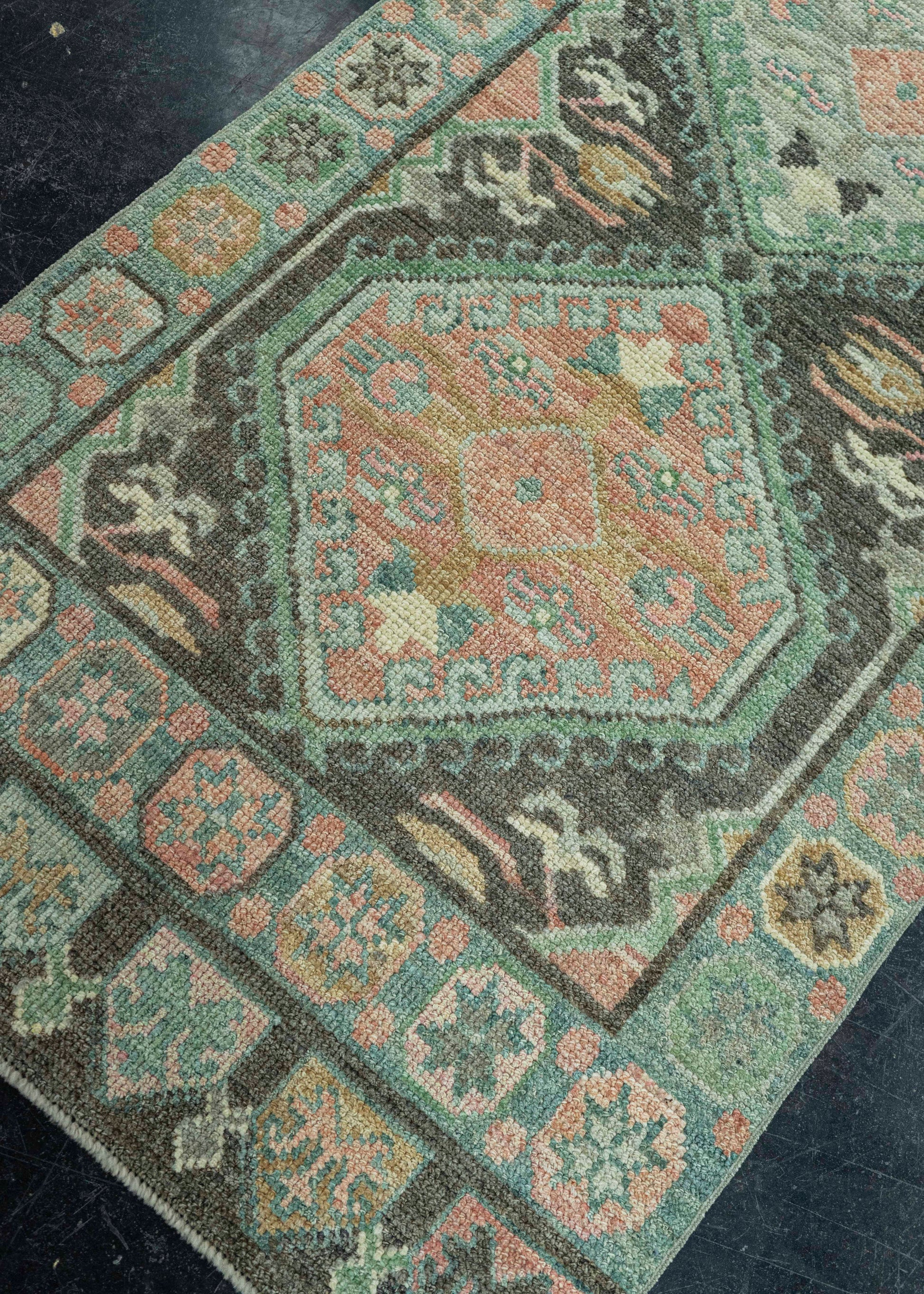 Turkish Oushak Rug 2'8" x 8'4" #20087