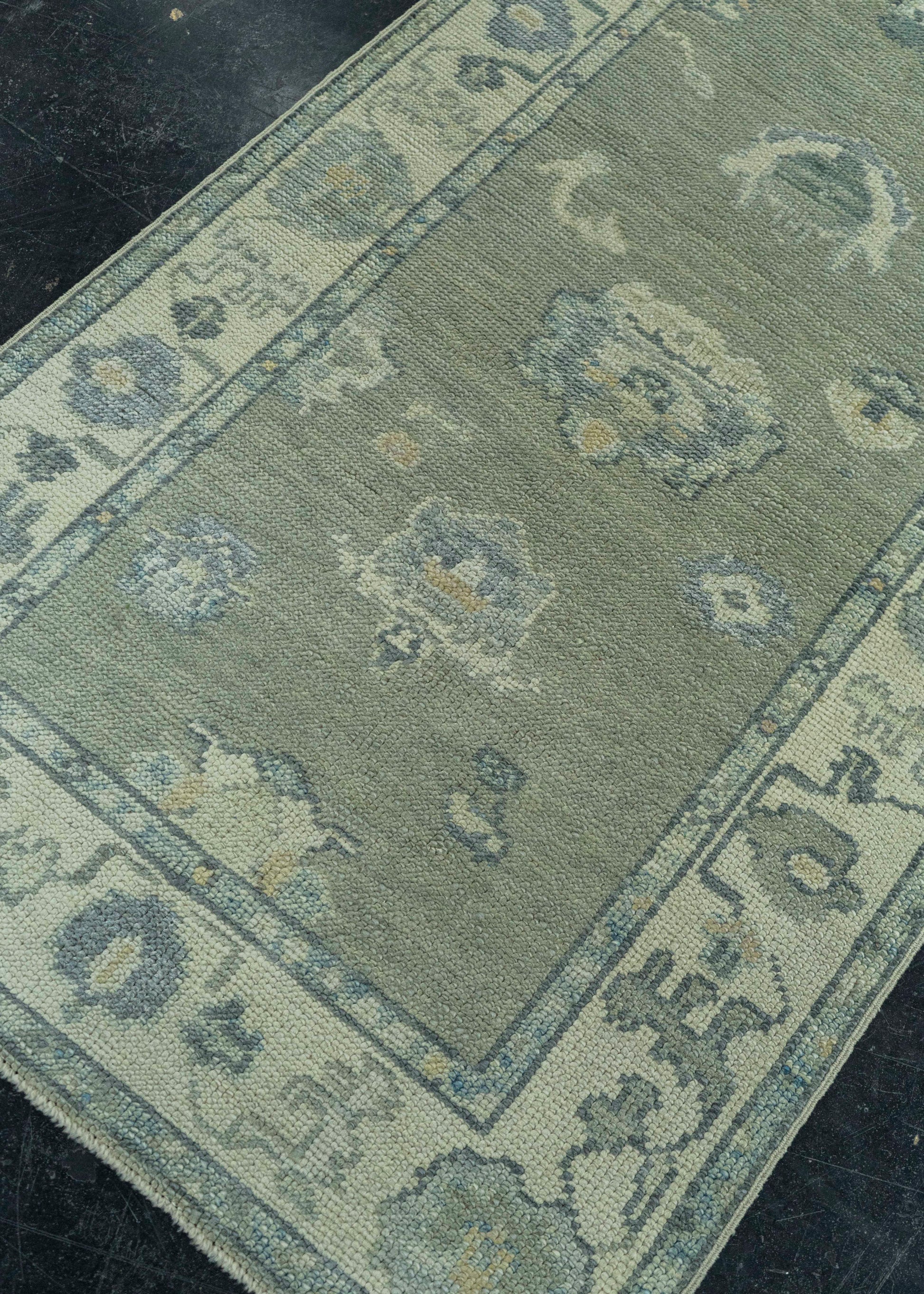 Turkish Oushak Rug 2'9"x 9'6" #19046