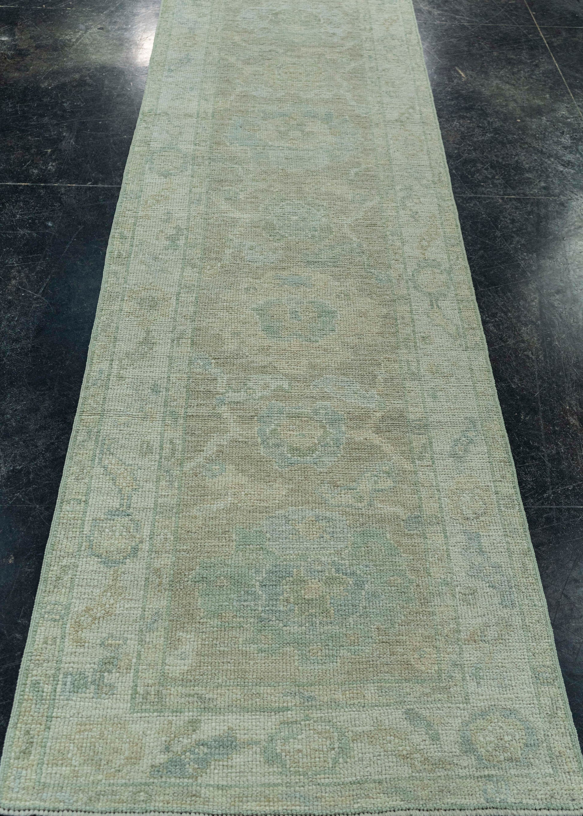 Turkish Oushak Rug 2'6" x 8'8" #19421