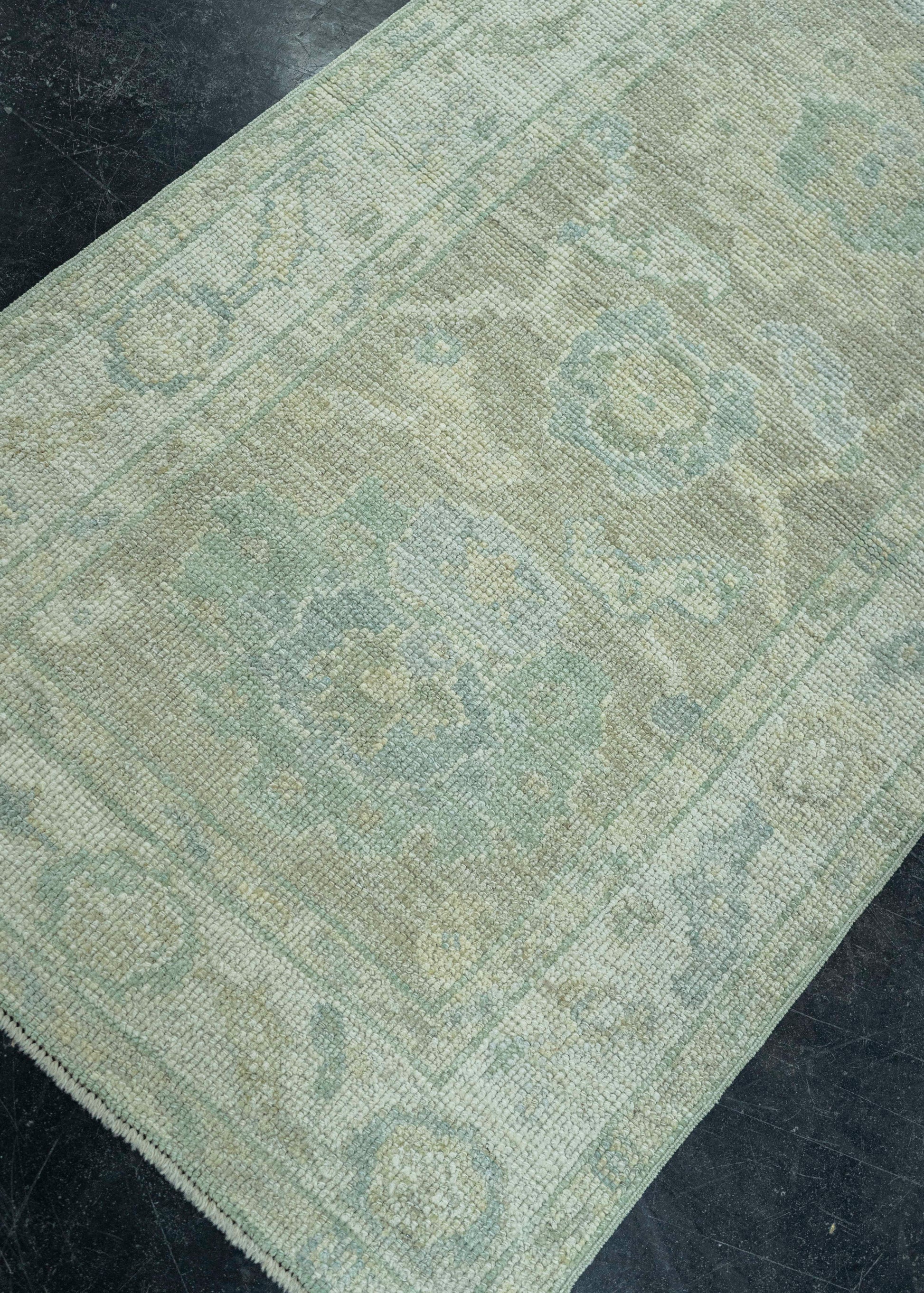 Turkish Oushak Rug 2'6" x 8'8" #19421