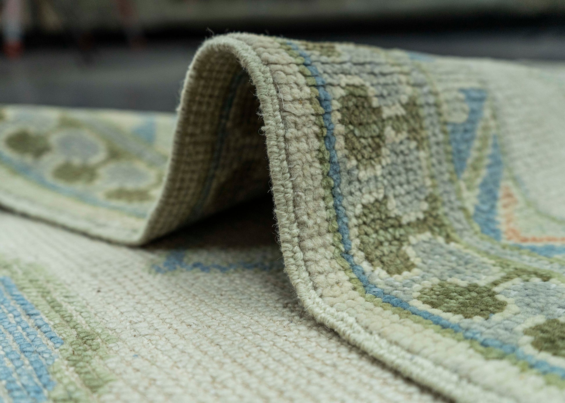 Turkish Oushak Rug 2'7" x 8'4" #19158