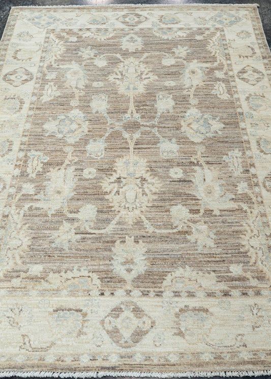 Oushak Rug 4'2" x 6'0" #22727