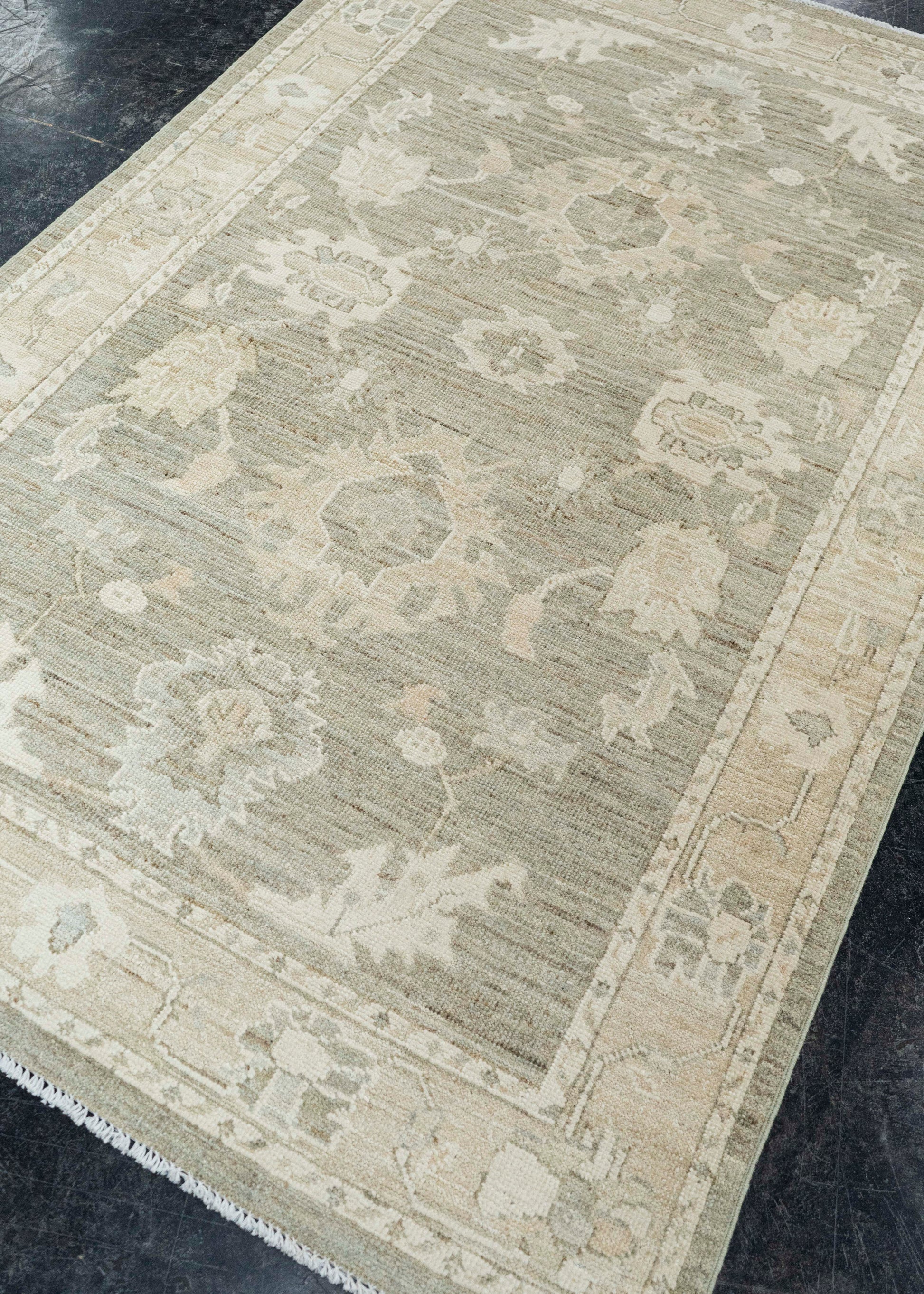 Oushak Rug 3'9" x 5'10" #22711