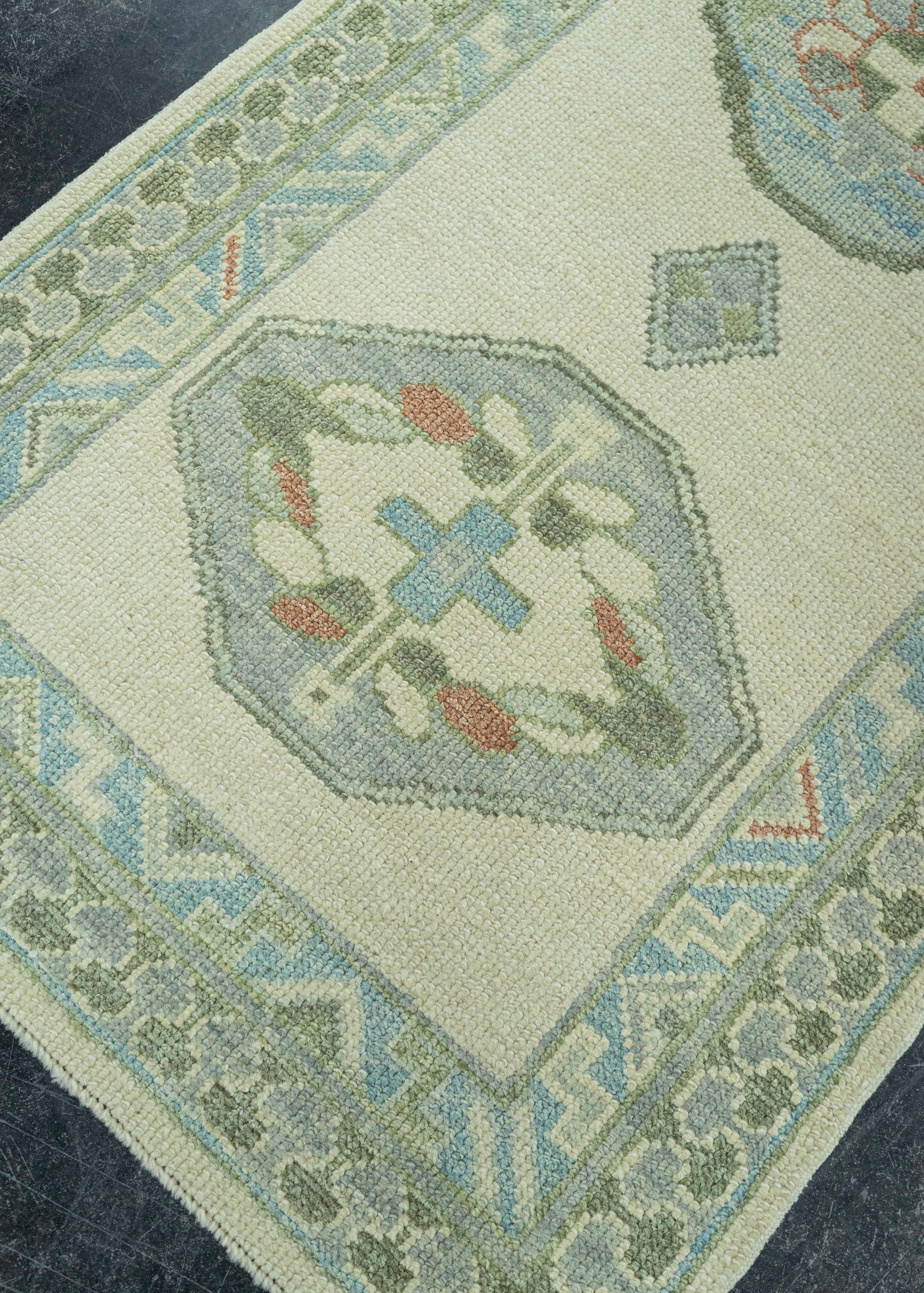 Turkish Oushak Rug 2'10" x 6'5" #20013