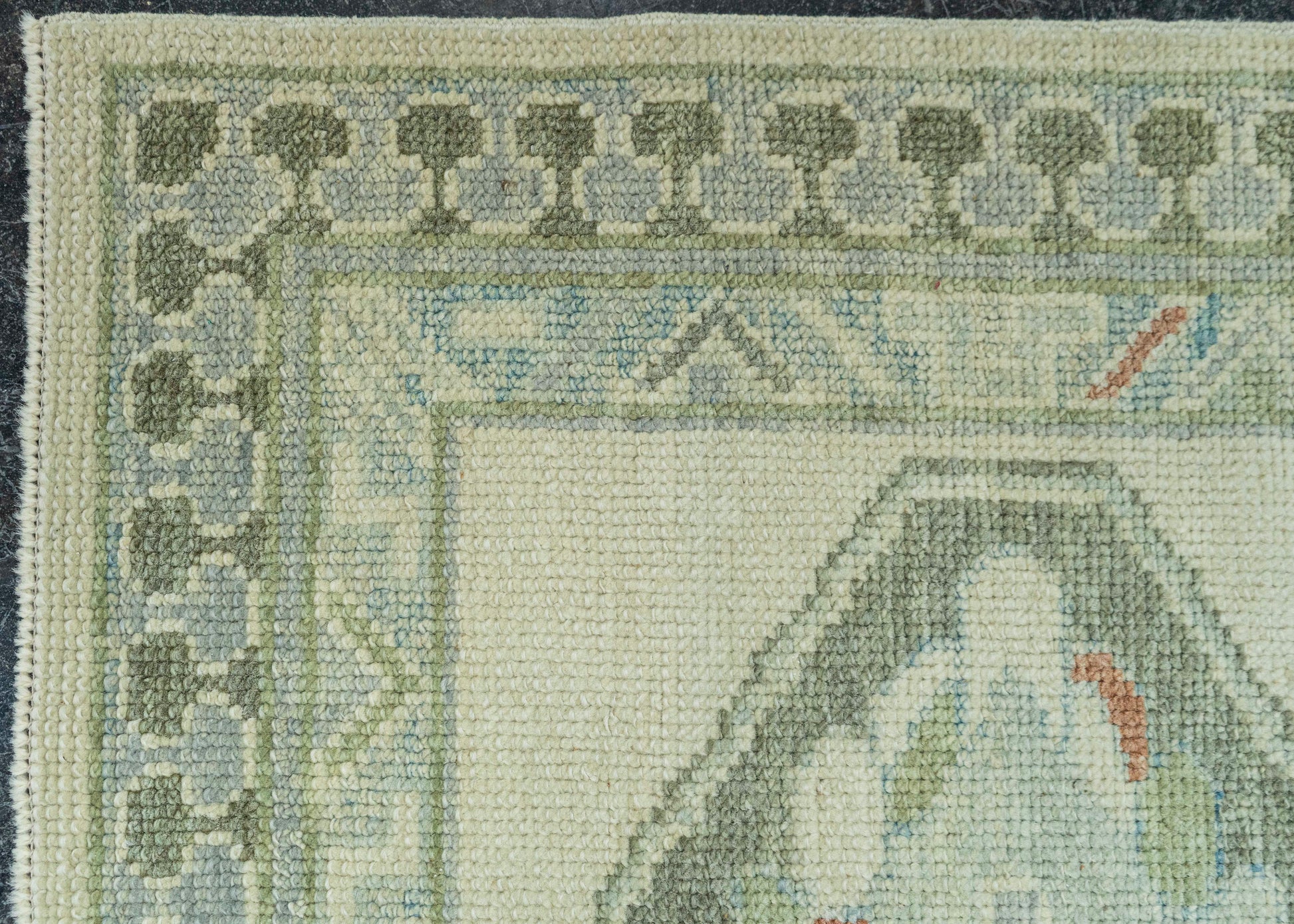 Turkish Oushak Rug 2'10" x 6'5" #20013