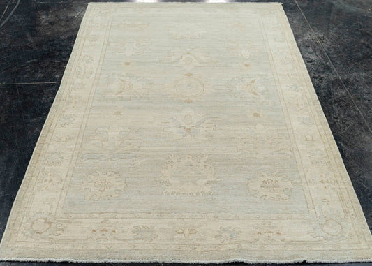 Oushak Rug 4'0" x 6'4" #22702