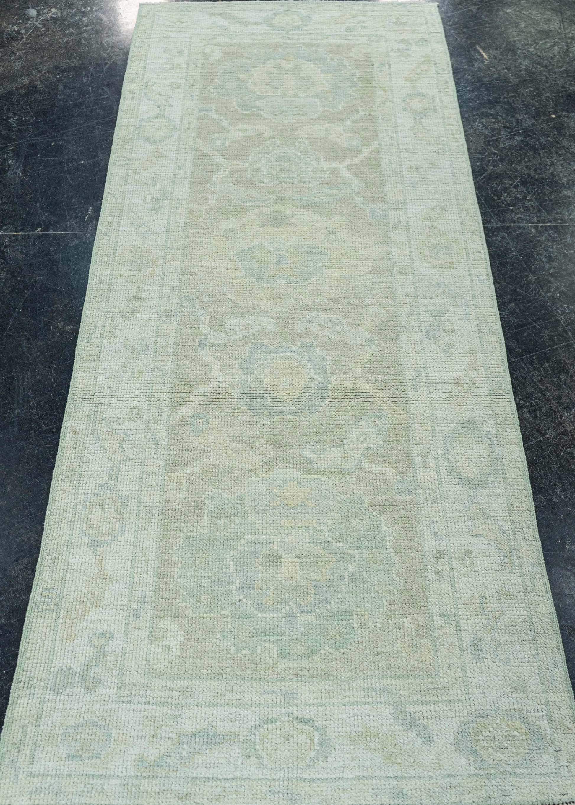 Turkish Oushak Rug 2'5" x 6'3" #19489