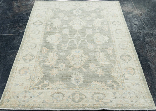 Turkish Oushak Rug 3'9" x 5'9" #22748