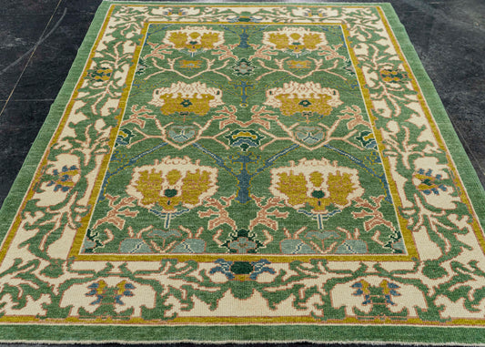 Turkish Oushak Rug 5'4" x 7'7" #22152