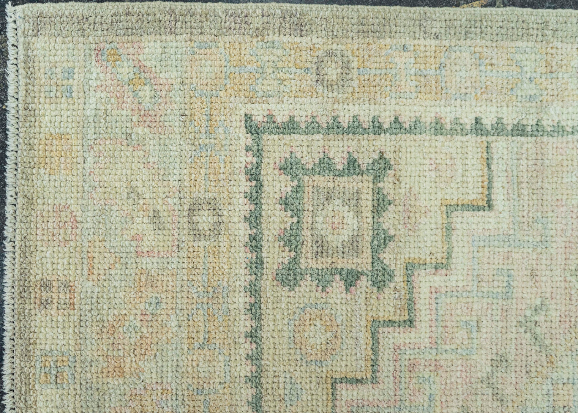Turkish Oushak Rug 3'1" x 7'5" #19277
