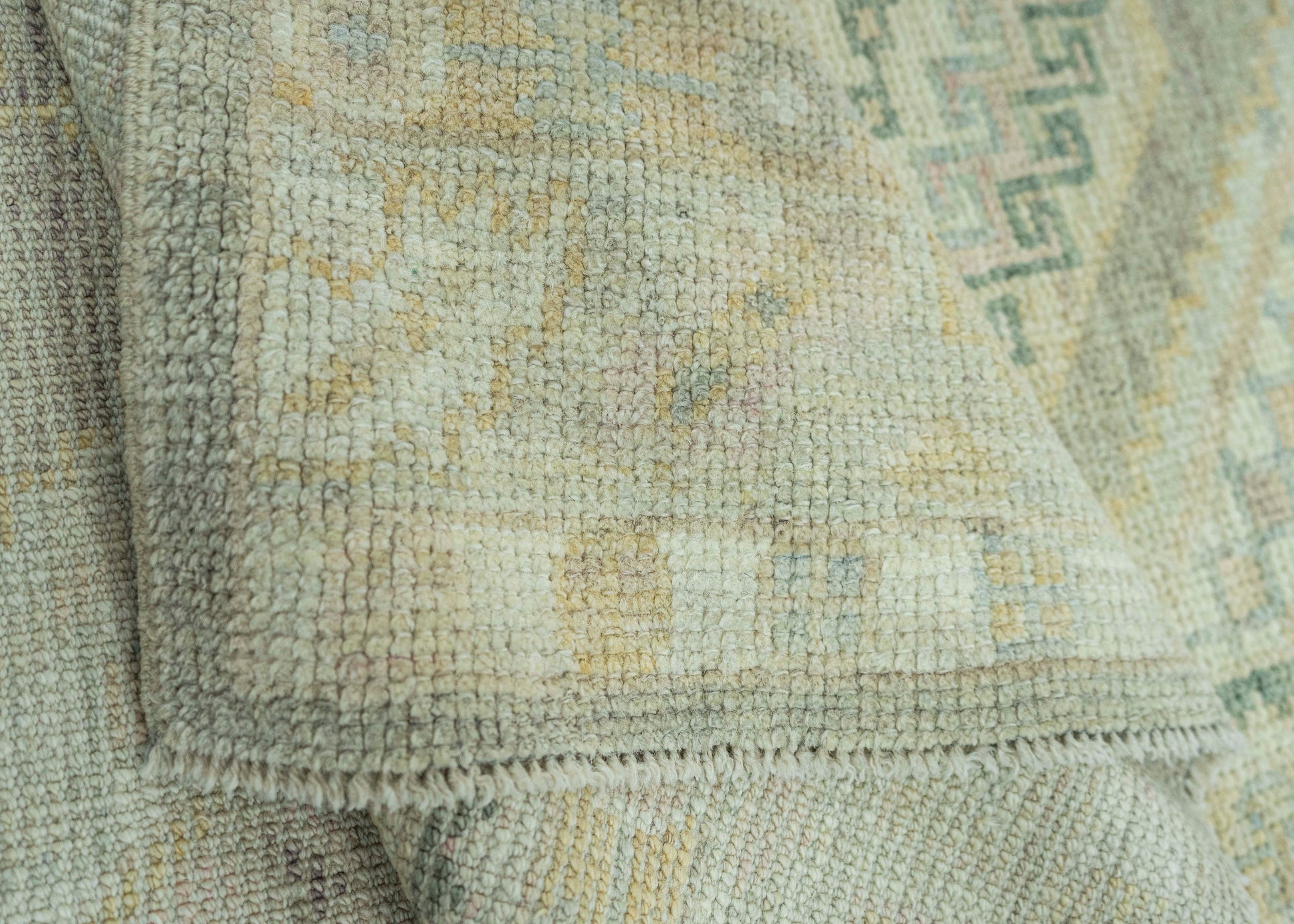 Turkish Oushak Rug 3'1" x 7'5" #19277