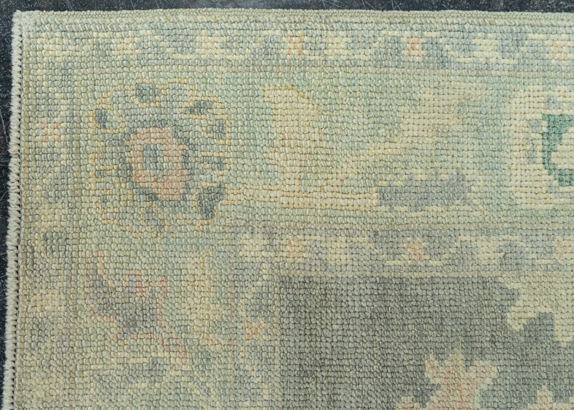 Turkish Oushak Rug 3'1"x 6'6" #19002