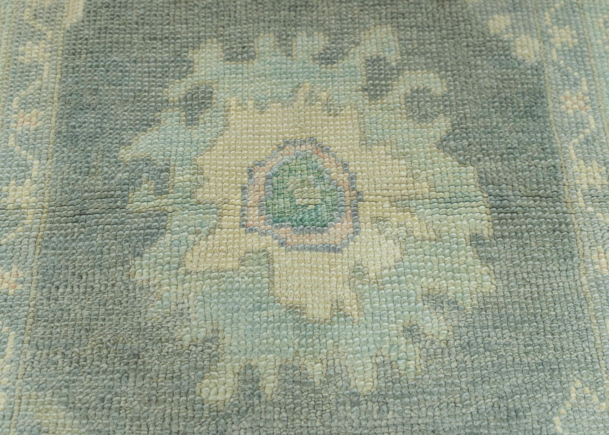 Turkish Oushak Rug 3'1"x 6'6" #19002