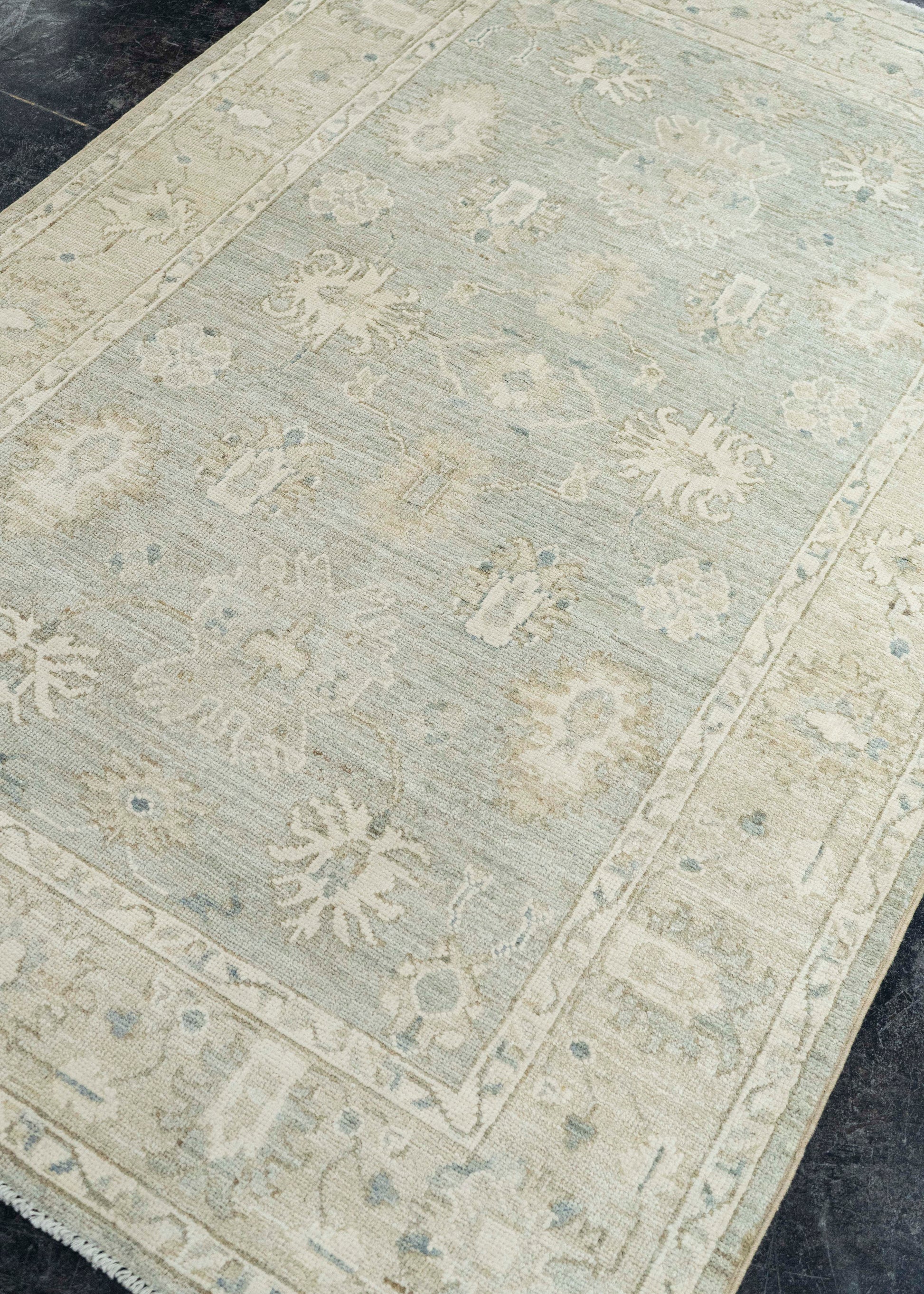 Oushak Rug 4'0" x 6'1" #22749
