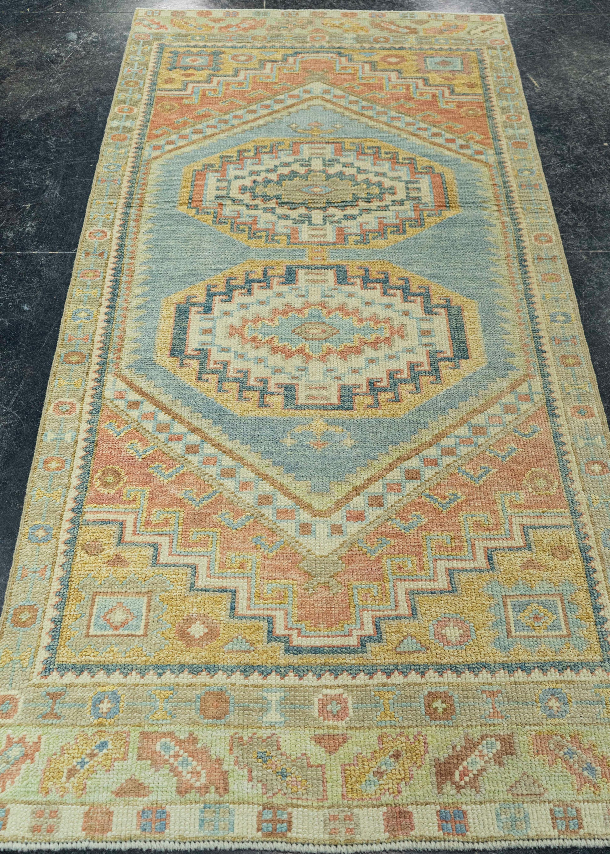 Turkish Oushak Rug 3' x 6'7" #19229
