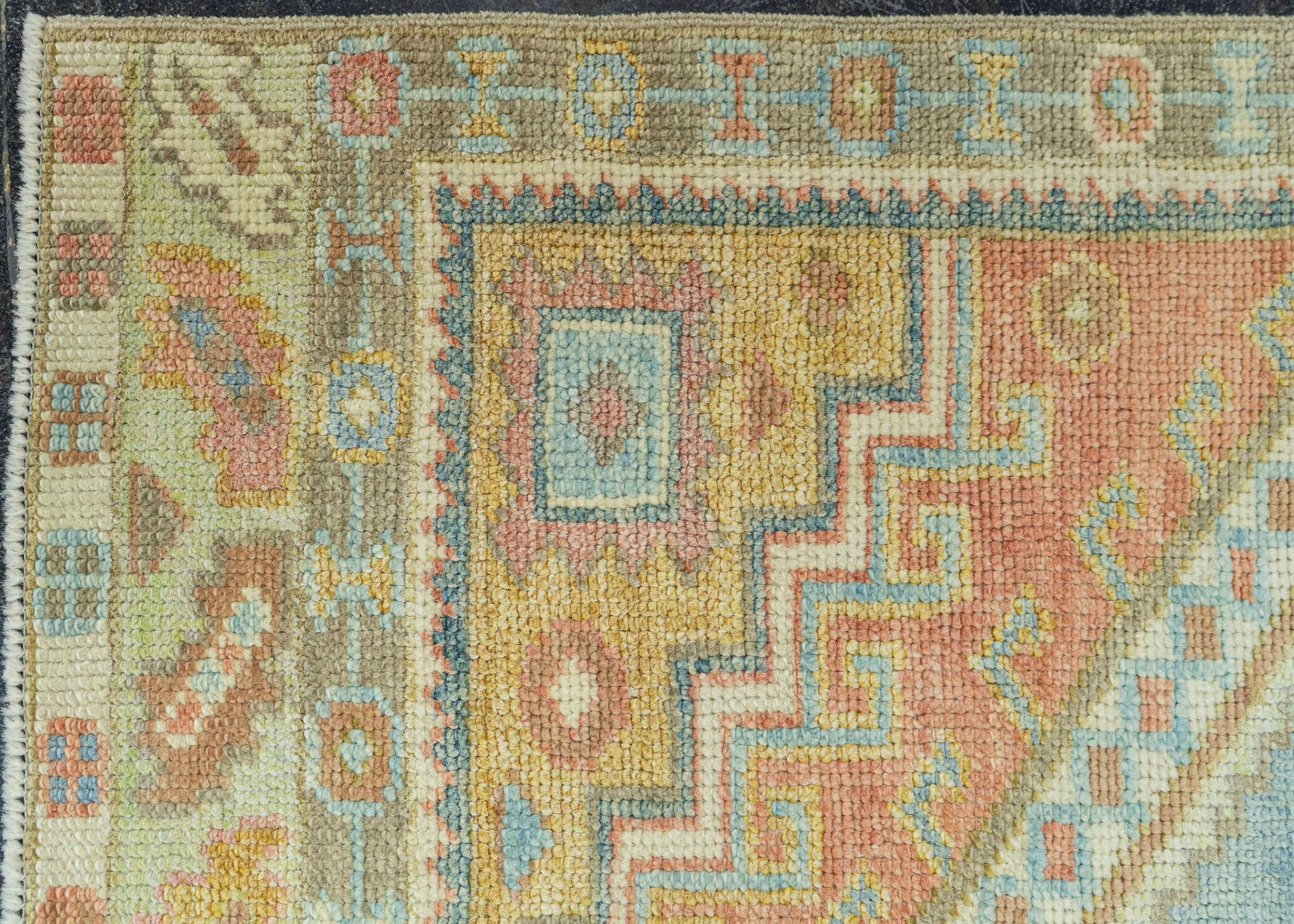 Turkish Oushak Rug 3' x 6'7" #19229