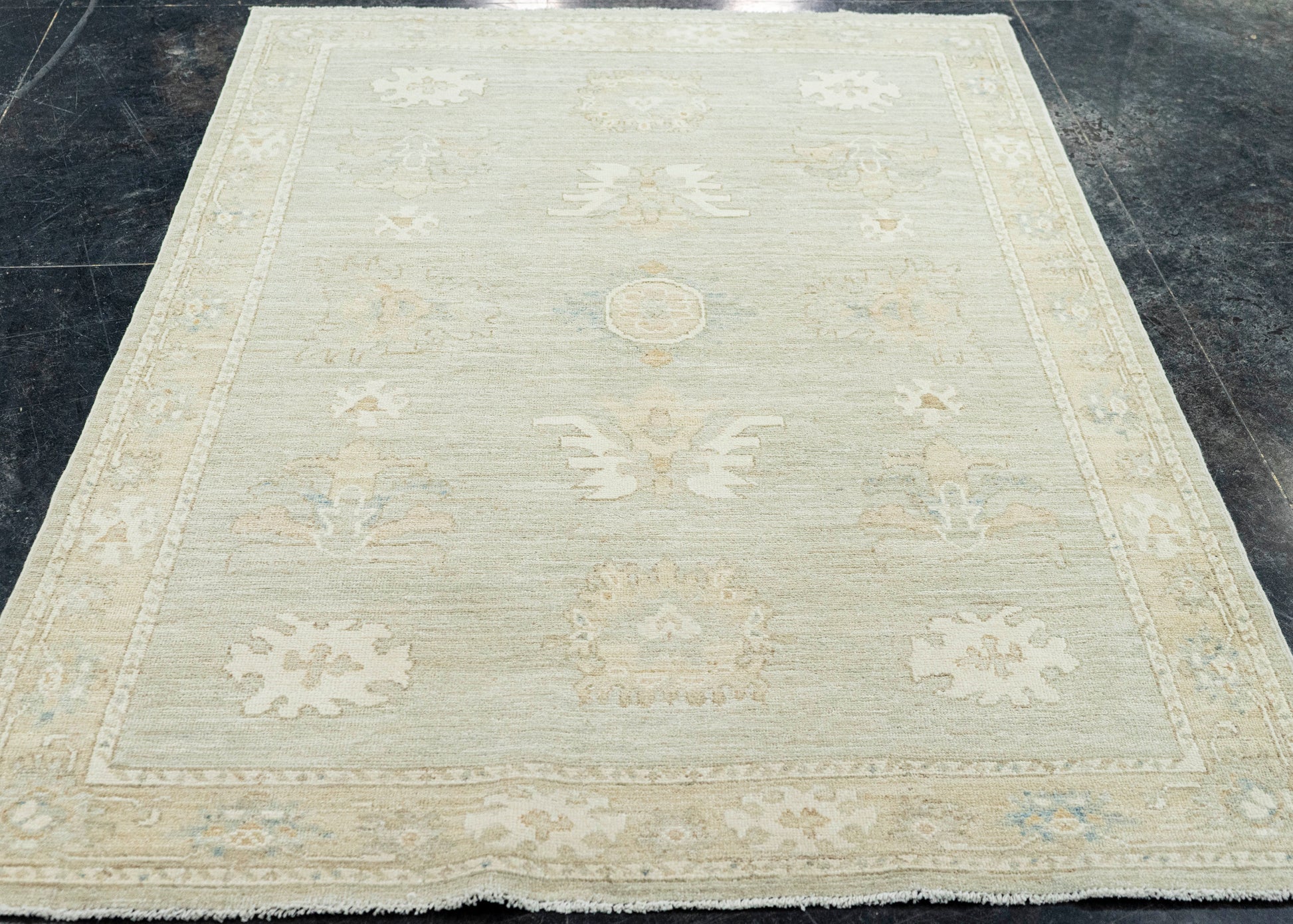 Oushak Rug 4'8" x 6'8" #22693