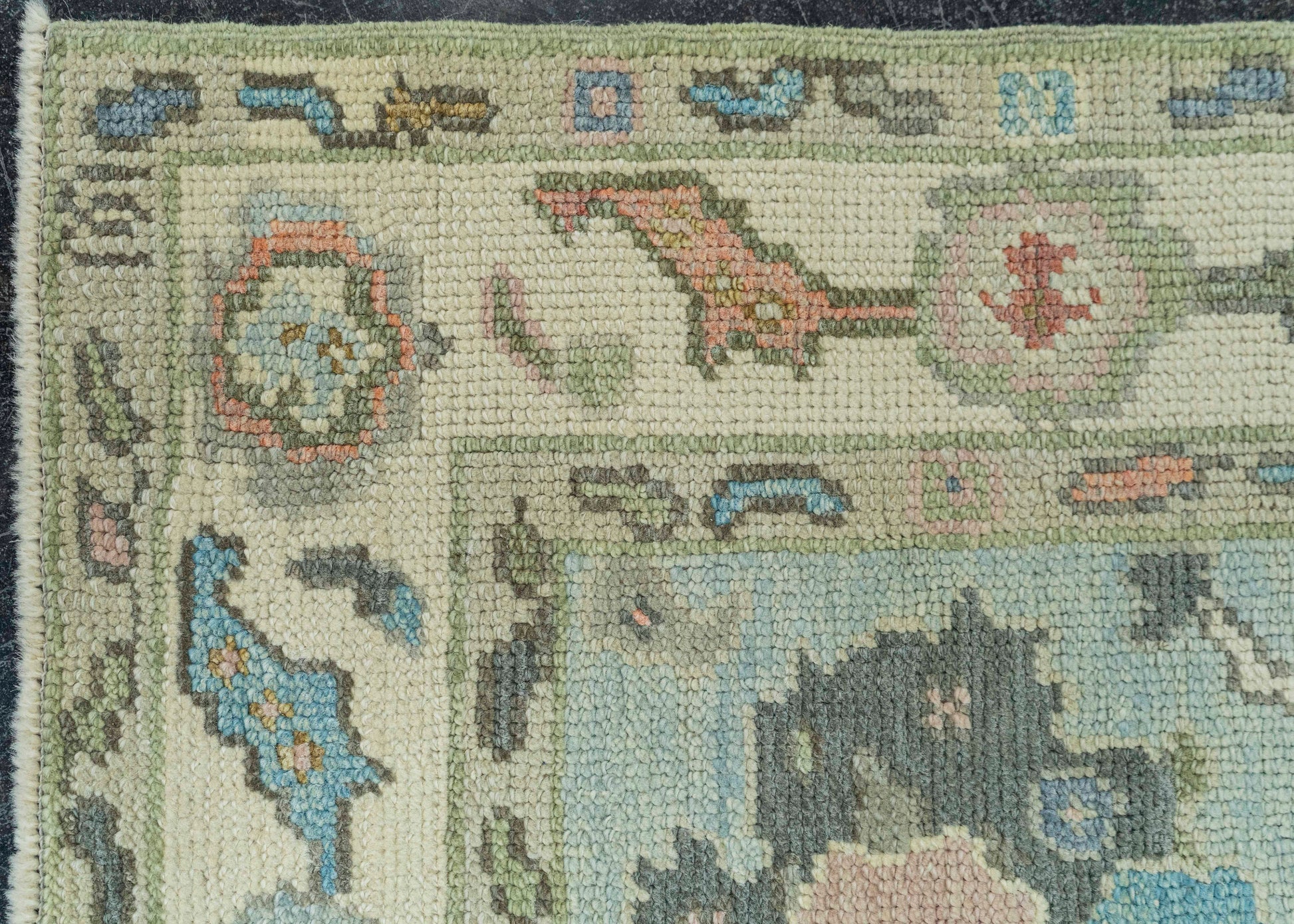 Turkish Oushak Rug 2'7" x 6'2" #19220