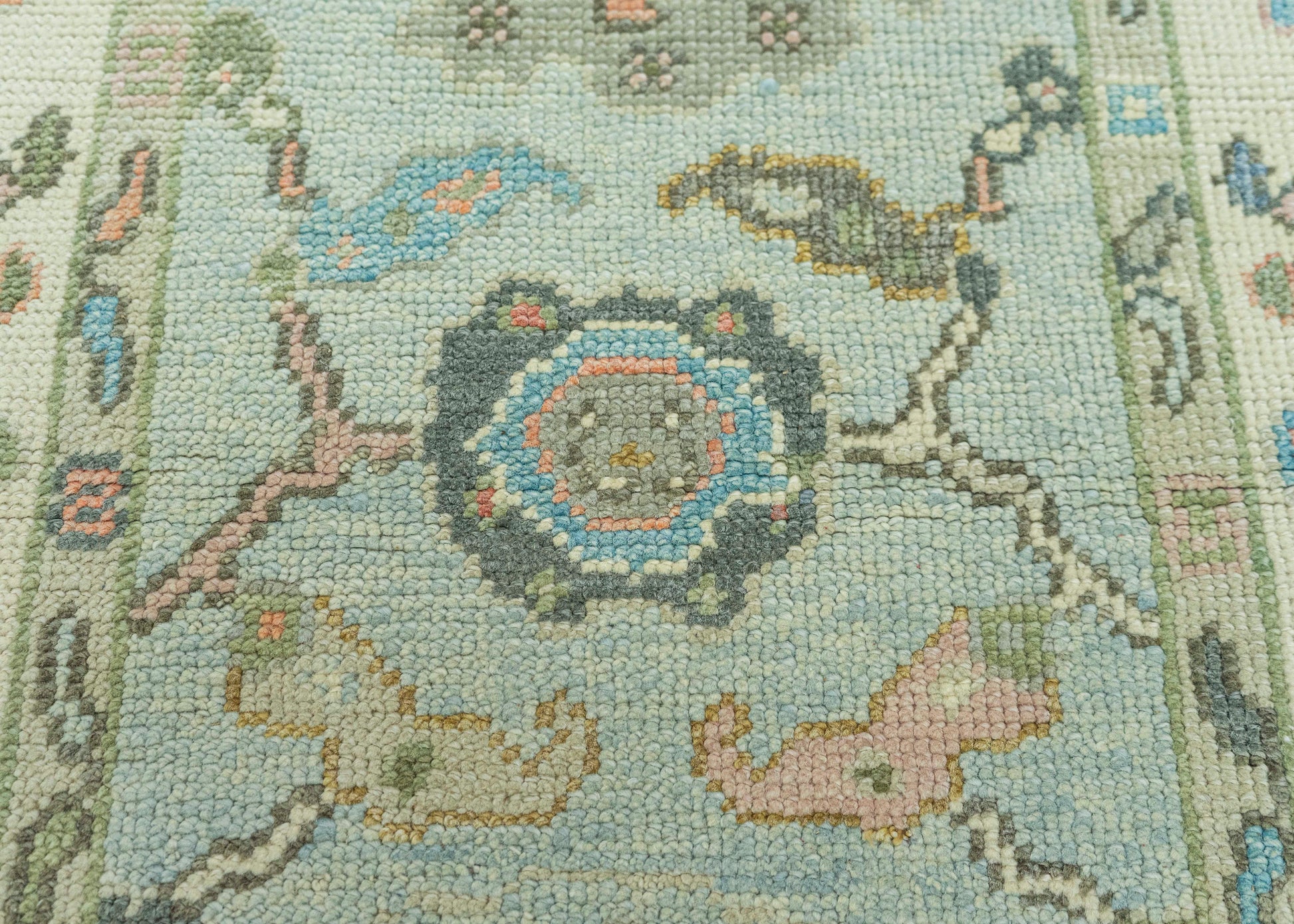 Turkish Oushak Rug 2'7" x 6'2" #19220