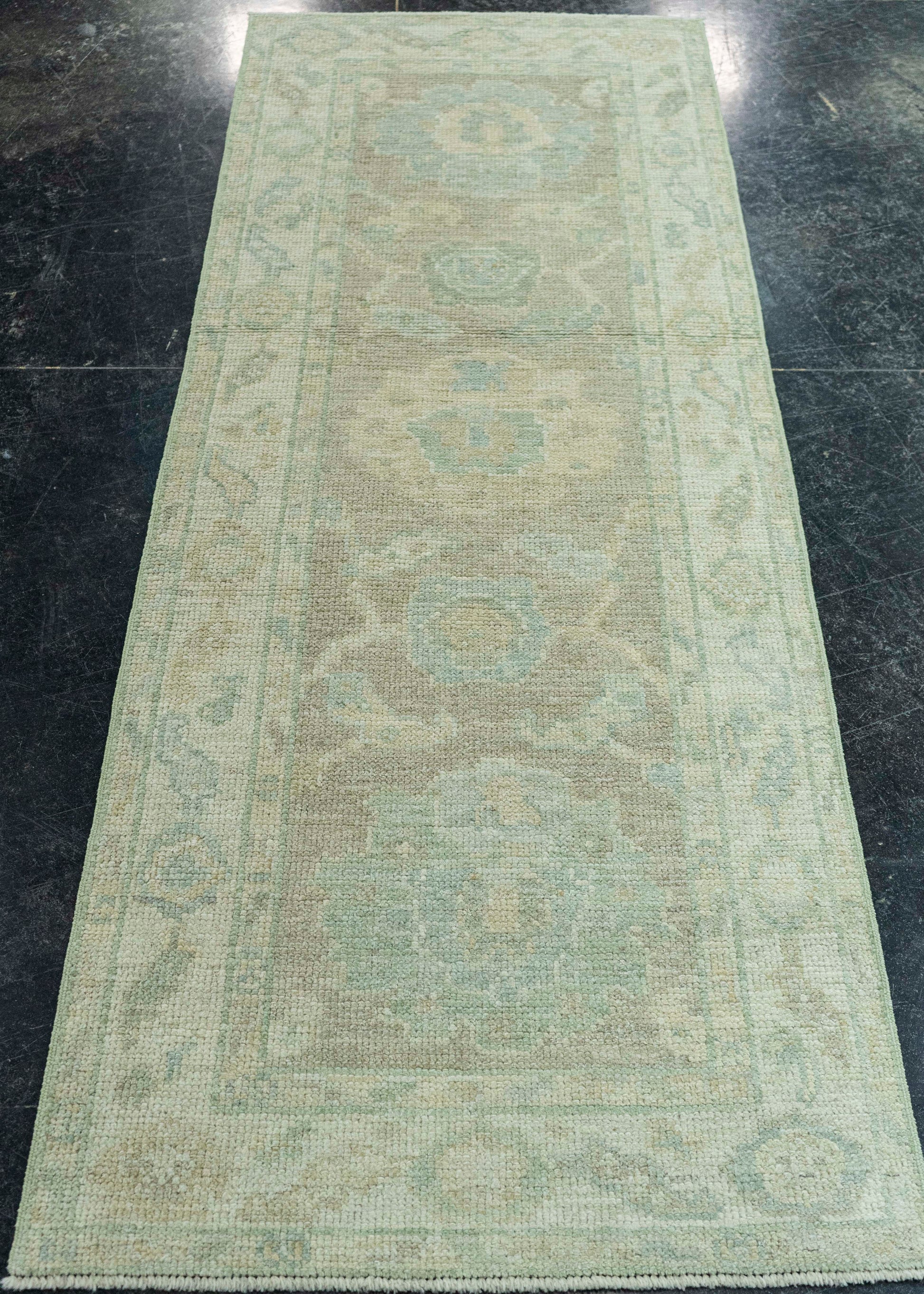 Turkish Oushak Rug 2'3" x 6'3" #19472