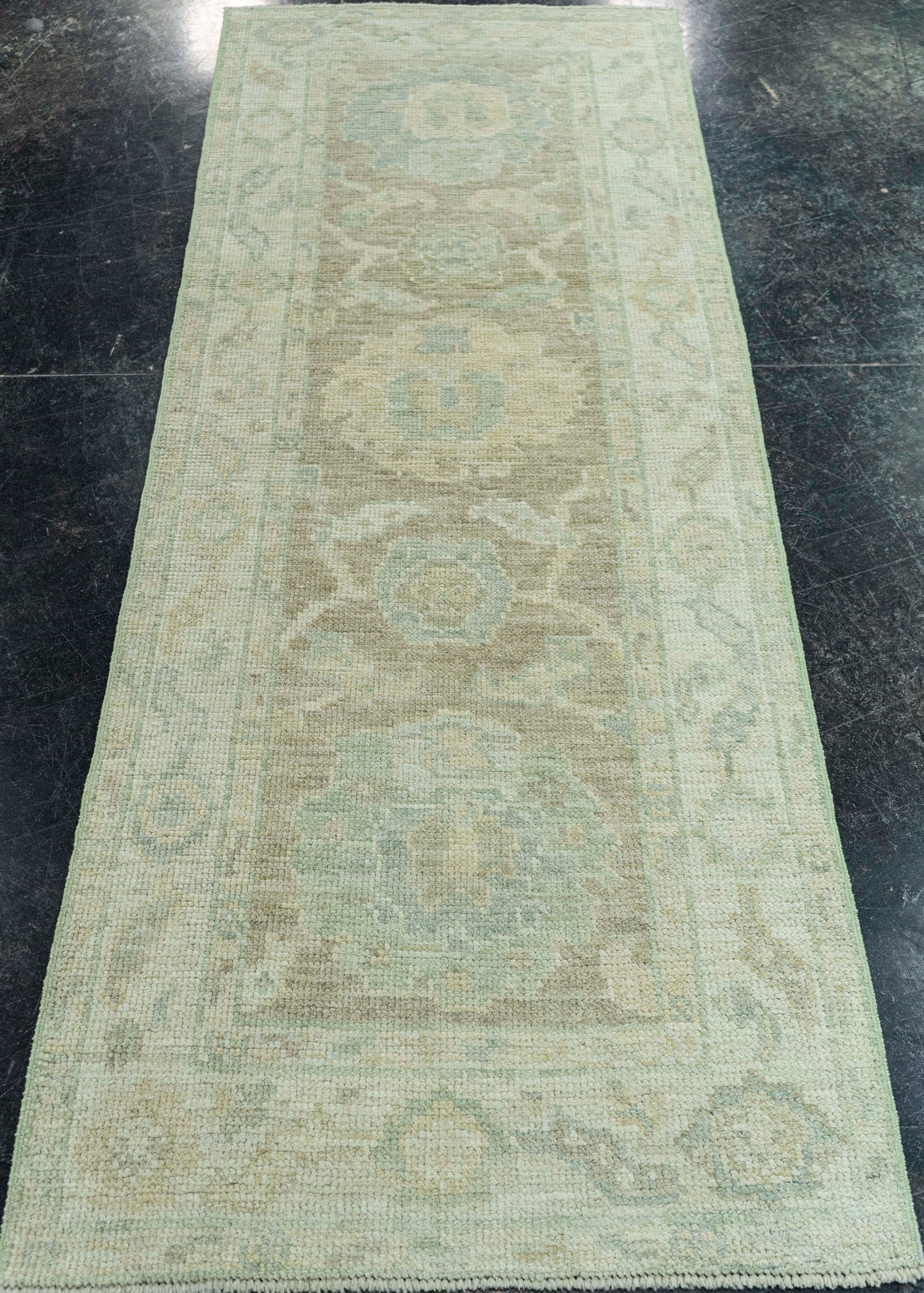 Turkish Oushak Rug 2'3" x 6'2" #19289