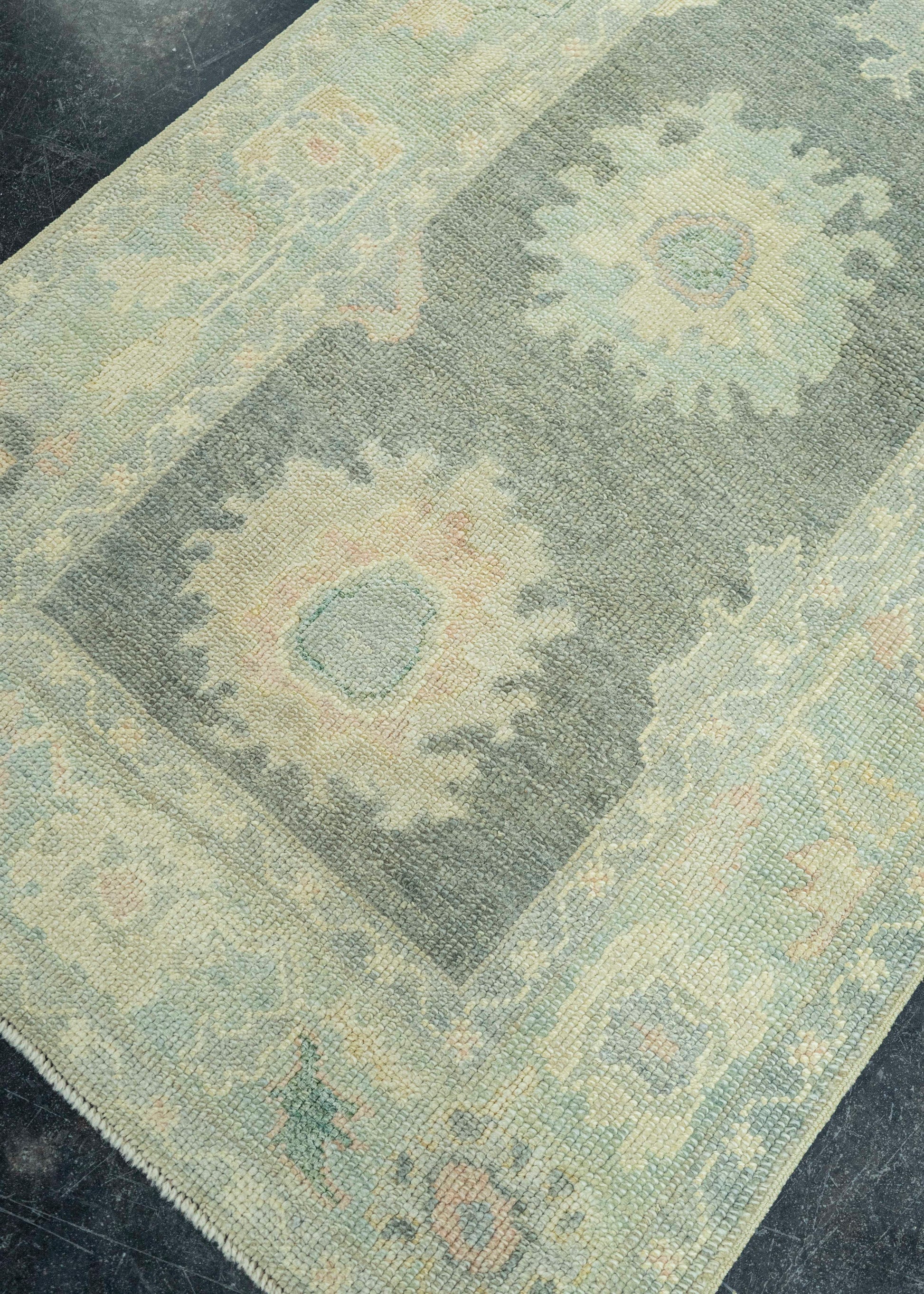 Turkish Oushak Rug 3'1"x 6'7" #19006