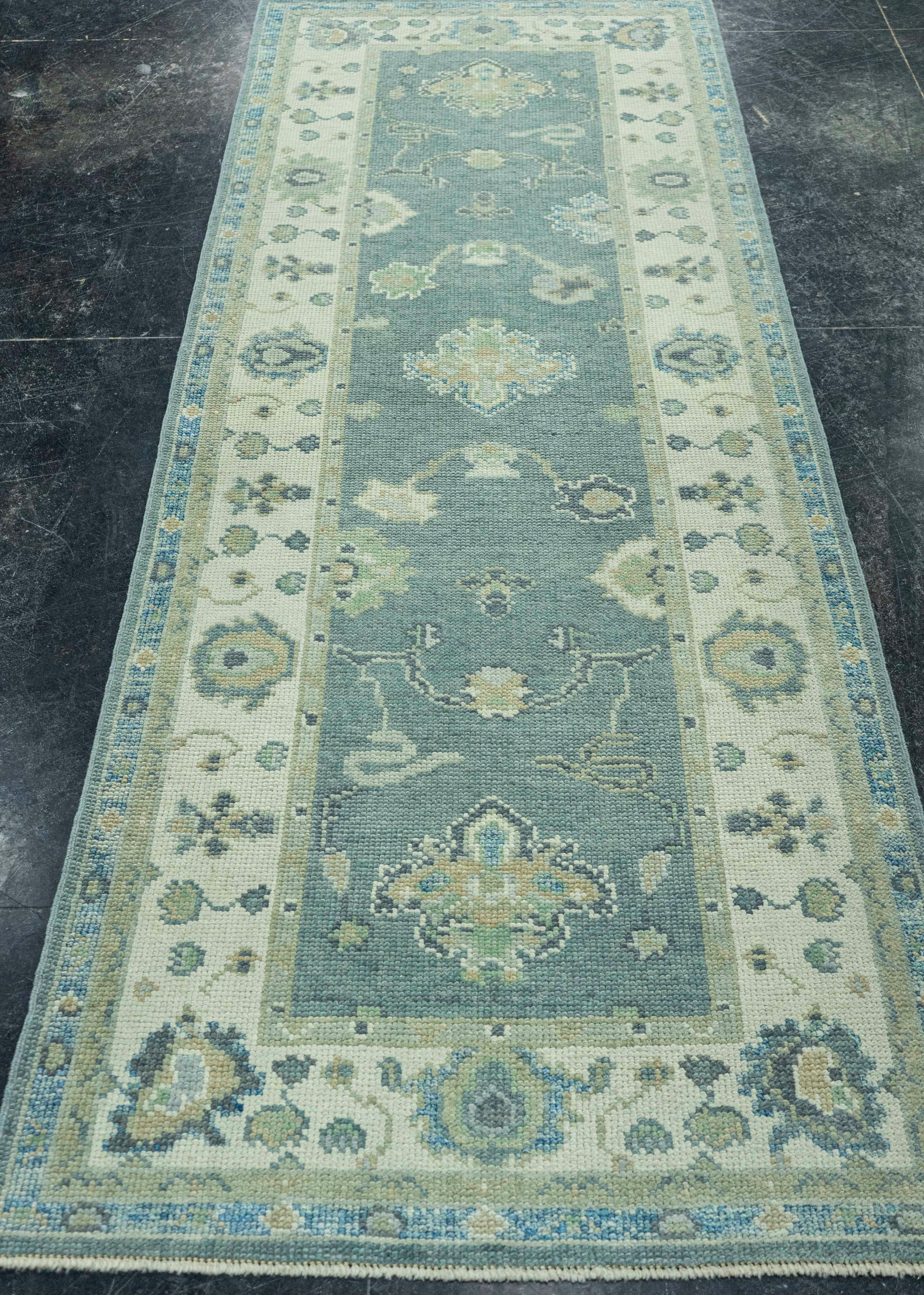 Turkish Oushak Rug 2'10" x 7'7" #19123