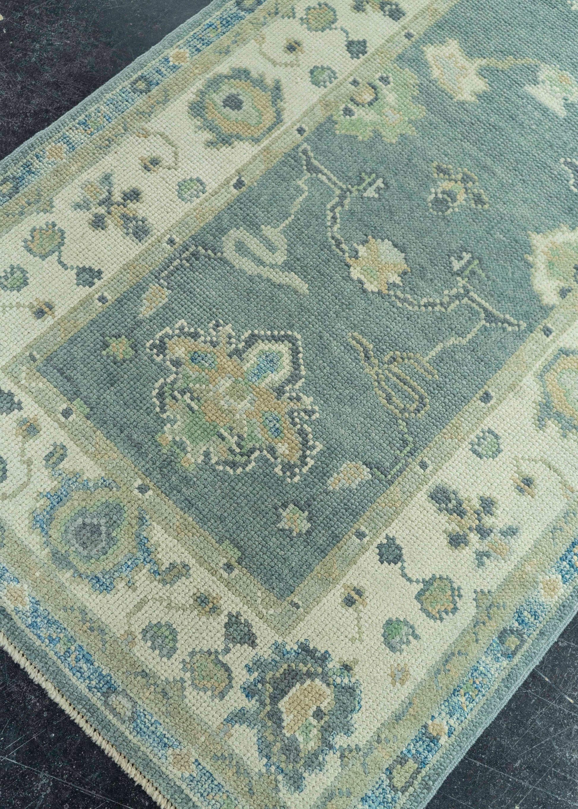 Turkish Oushak Rug 2'10" x 7'7" #19123