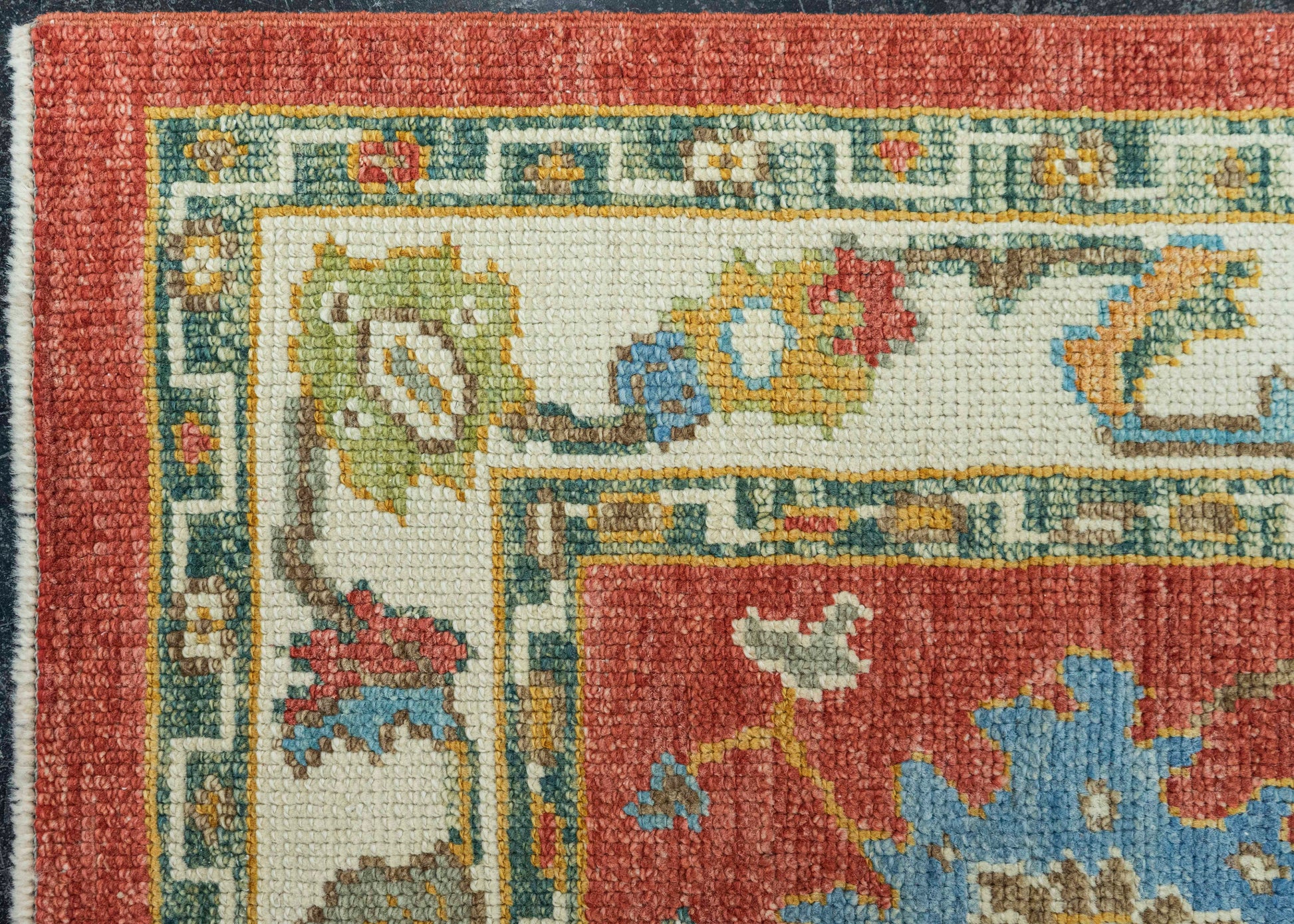 Turkish Oushak Rug 2'7" x 6'2" #19523