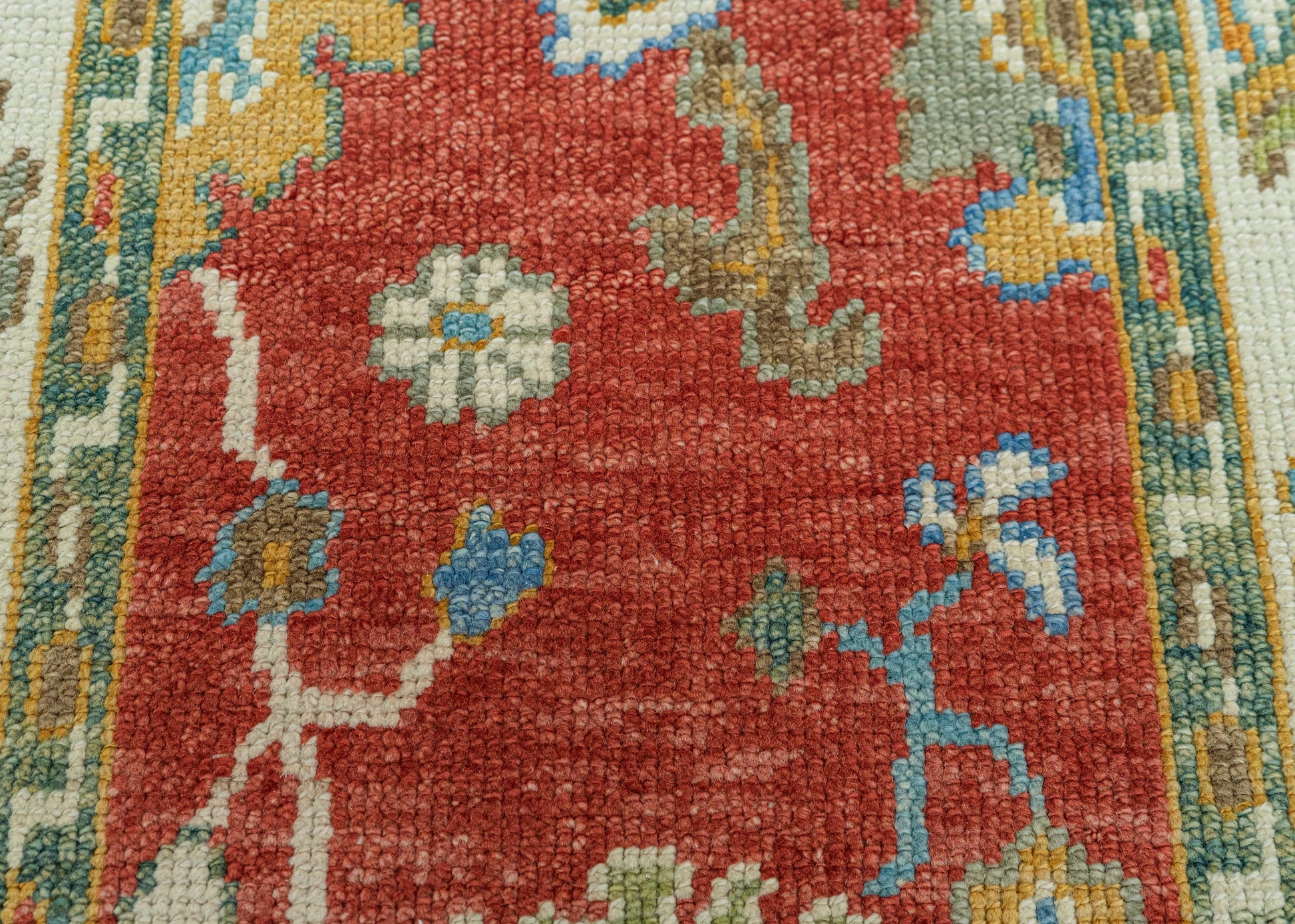 Turkish Oushak Rug 2'7" x 6'2" #19523