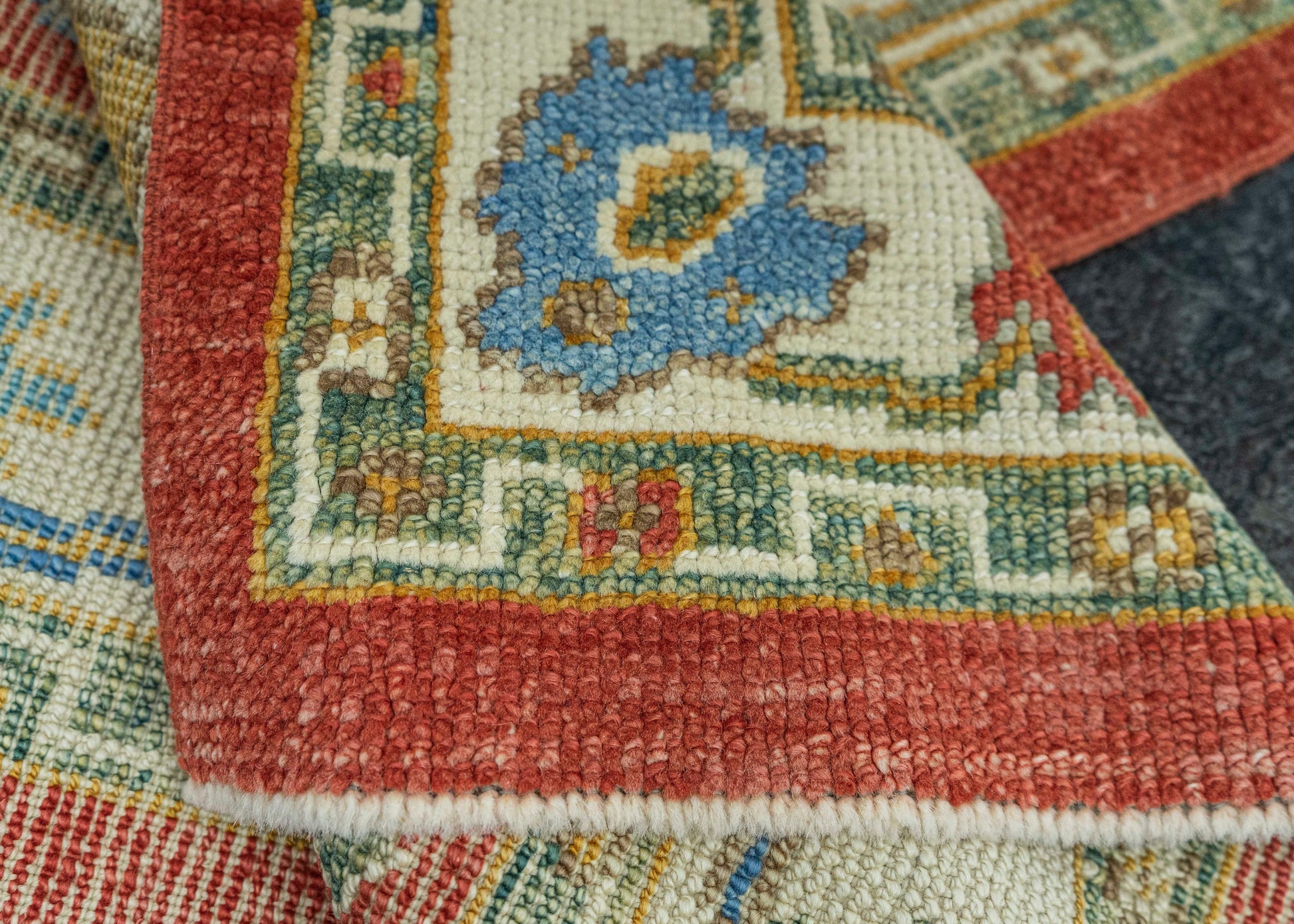 Turkish Oushak Rug 2'7" x 6'2" #19523