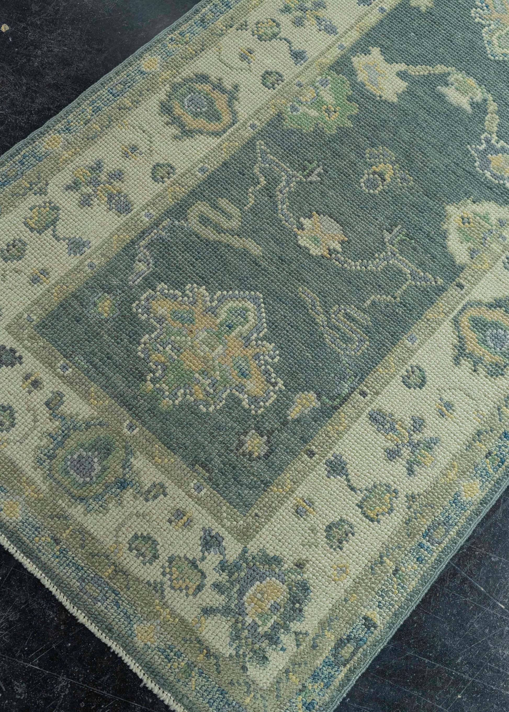 Turkish Oushak Rug 2'9" x 7'6" #19136