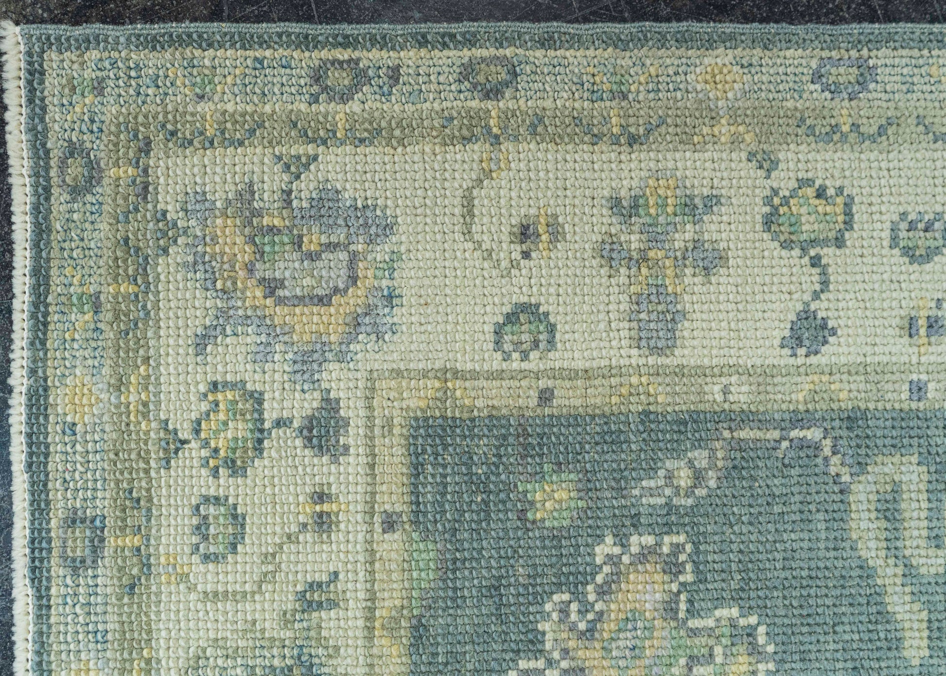 Turkish Oushak Rug 2'9" x 7'6" #19136